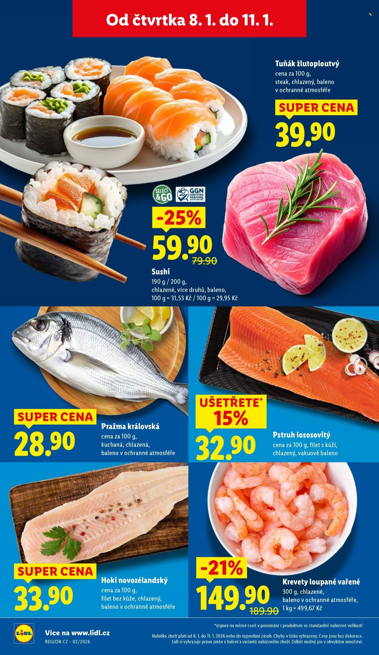 LIDL leták - Od čtvrtka 8.1.2026 (2026-01-08 - 2026-01-11)