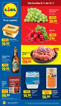 LIDL leták - Od čtvrtka 8.1.2026 (2026-01-08 - 2026-01-11)