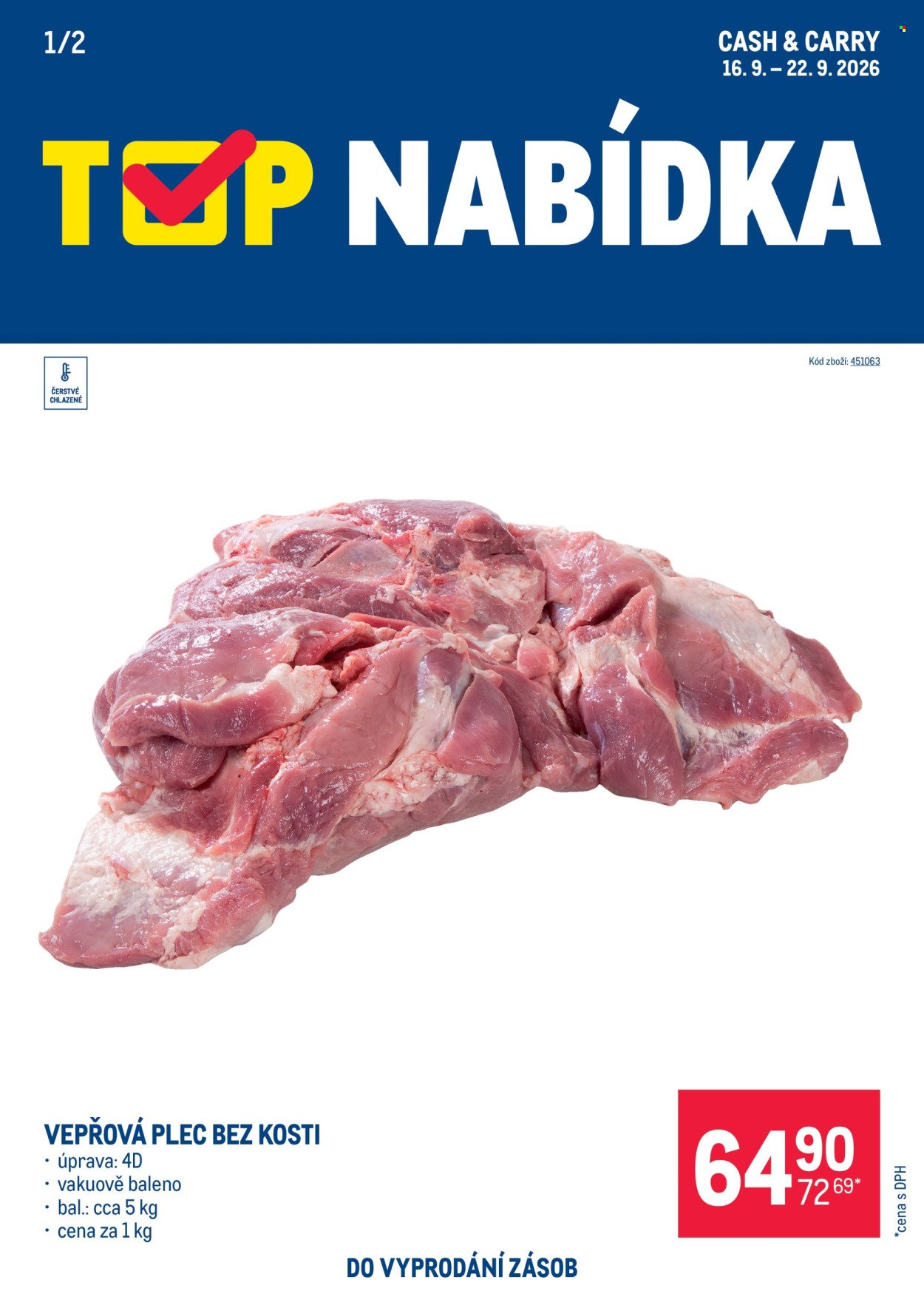 MAKRO leták - TOP maso