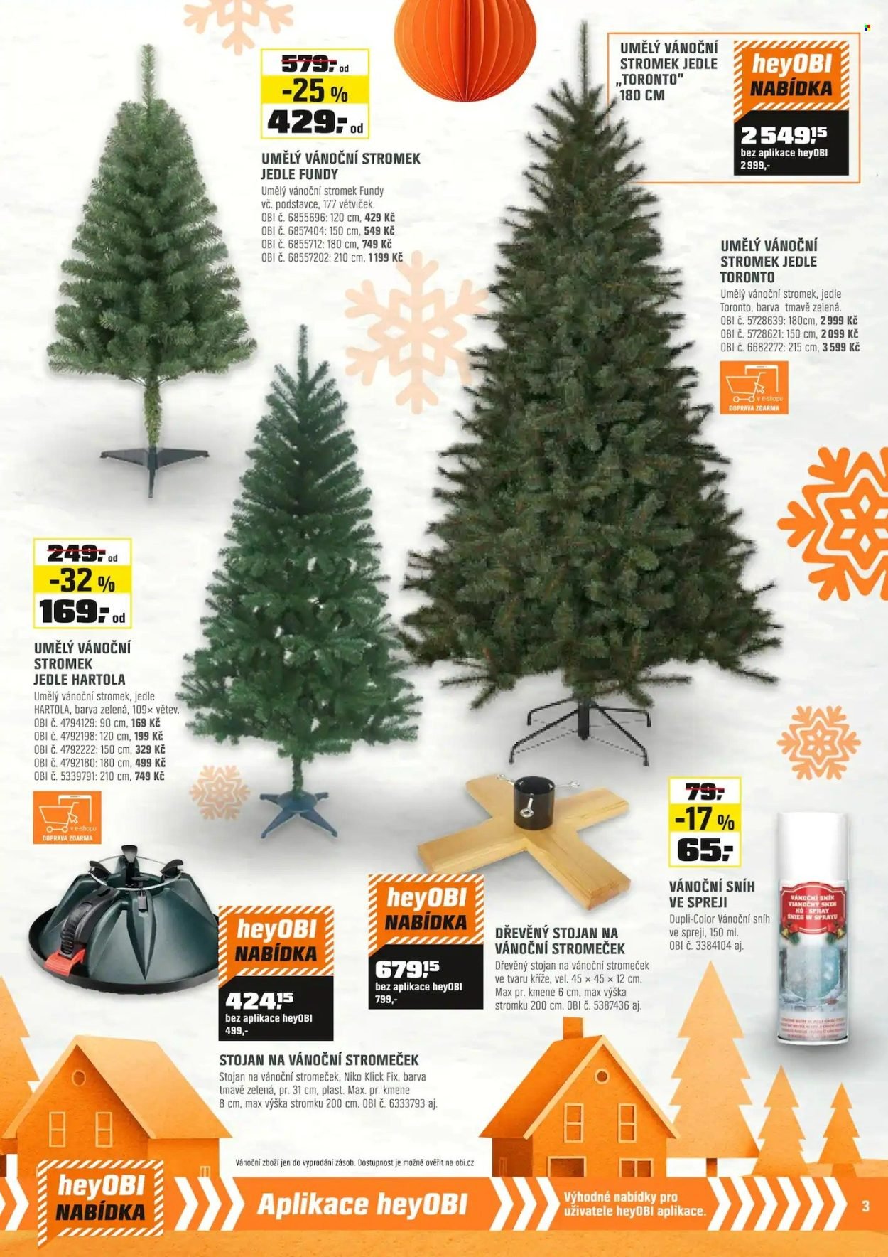 OBI leták - Kouzlo Vánoc začíná v Obi (2025-12-01 - 2025-12-31)