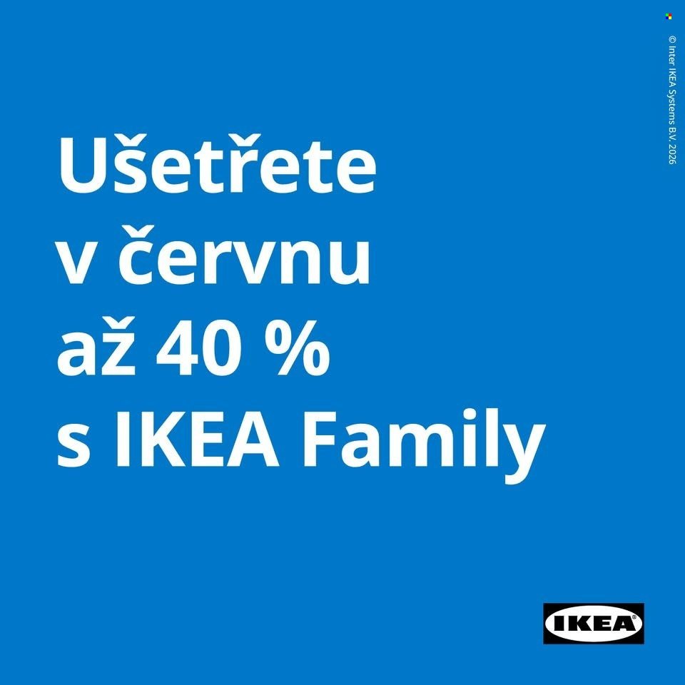 IKEA leták - Od pondělí 1.6.2026