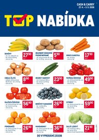 MAKRO leták - TOP ovoce a zelenina (2026-04-27 - 2026-05-03)