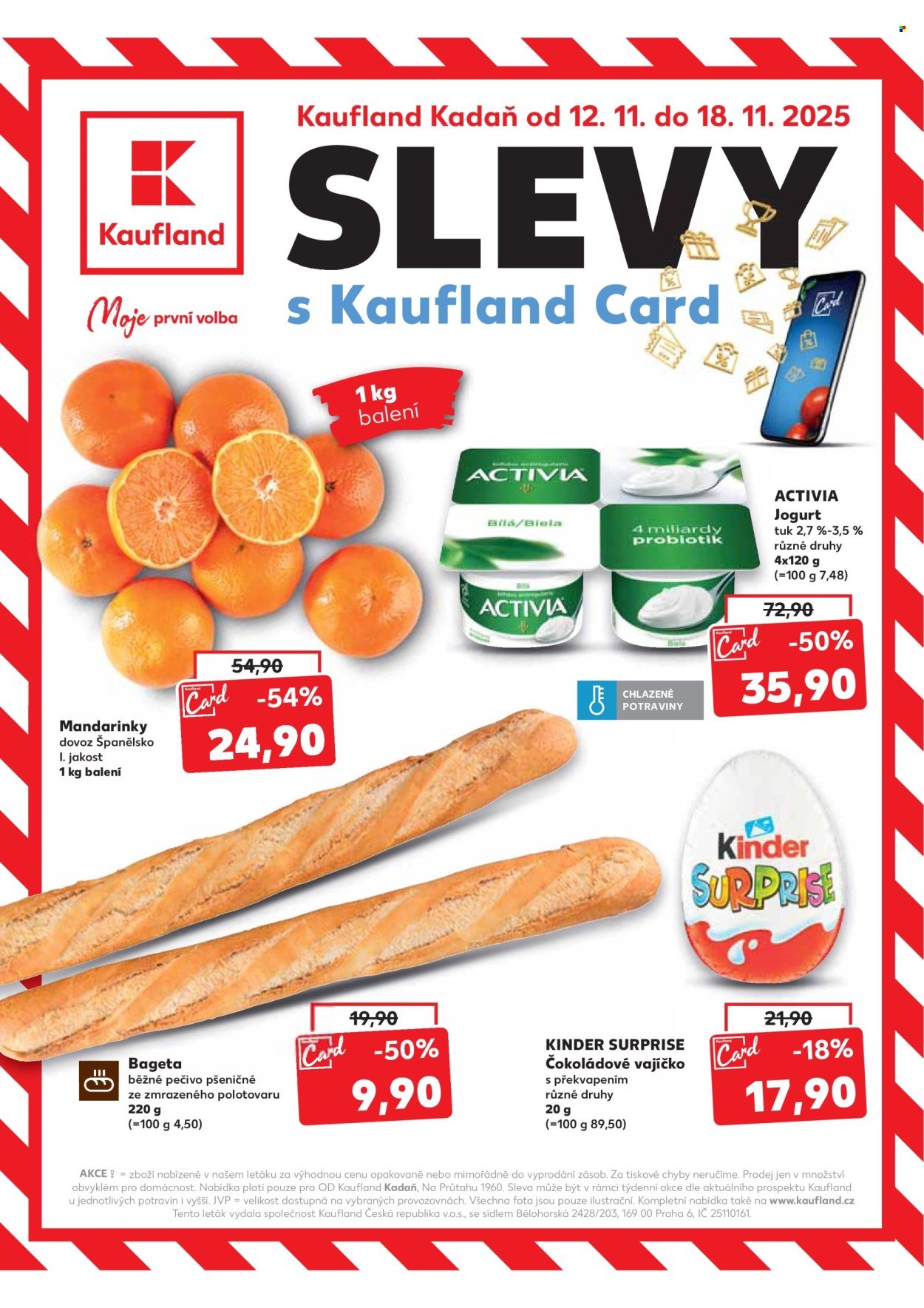 KAUFLAND leták - Slevy s Kaufland Card (2025-11-12 - 2025-11-18)