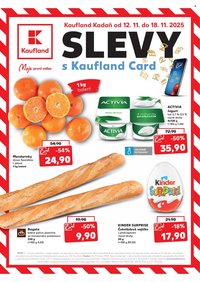 KAUFLAND leták - Slevy s Kaufland Card (2025-11-12 - 2025-11-18)