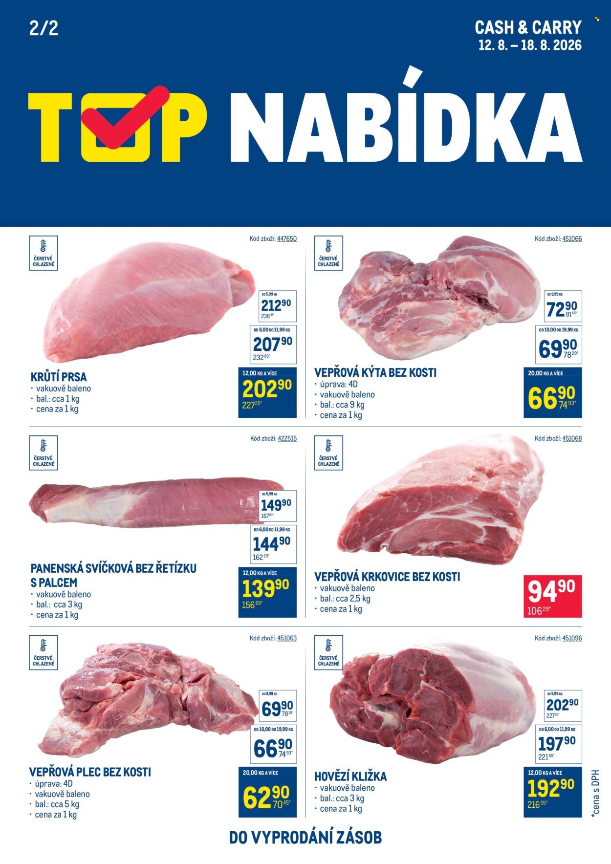 MAKRO leták - TOP maso