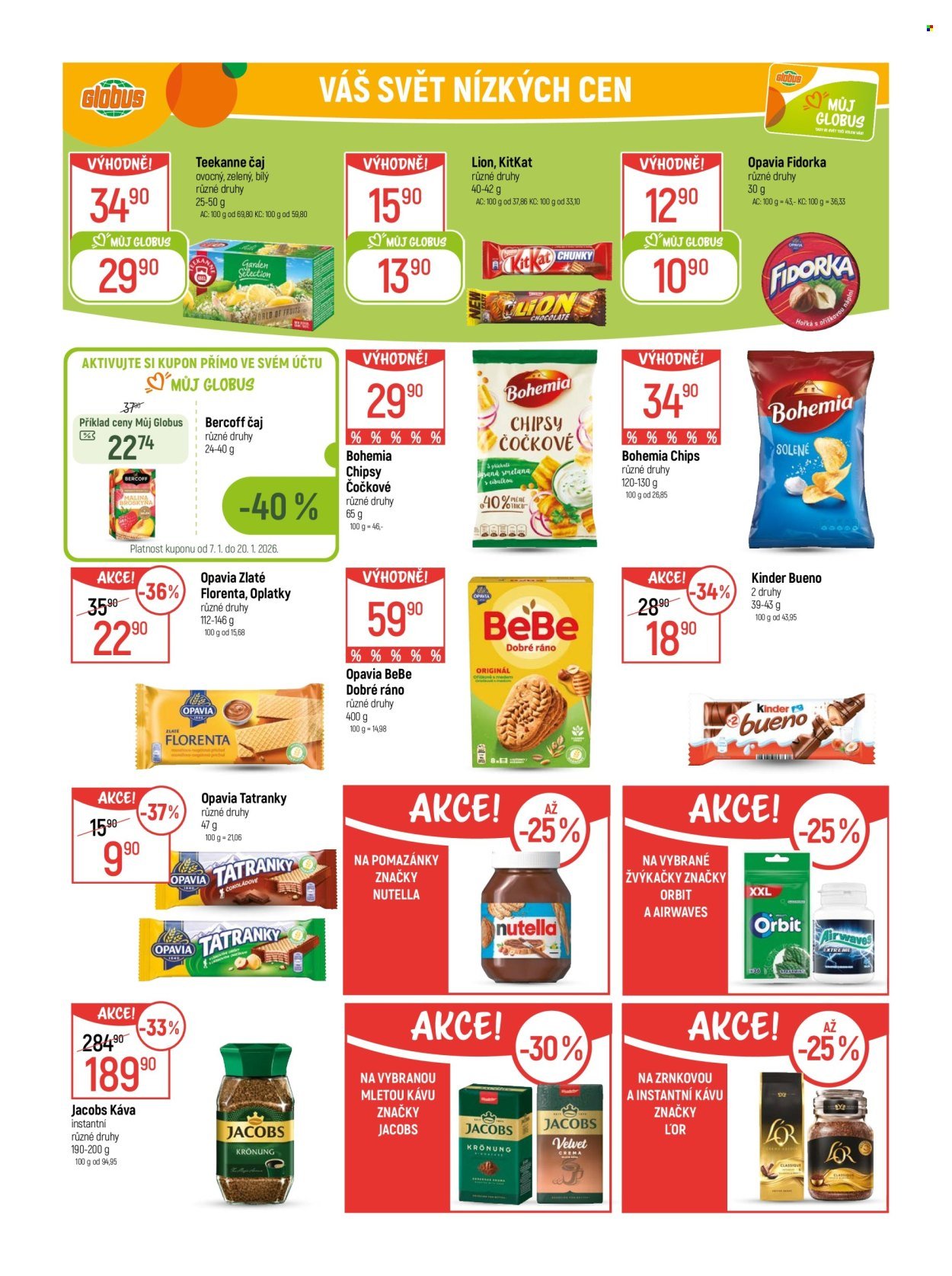 GLOBUS leták - Od středy 7.1.2026 (2026-01-07 - 2026-01-13)