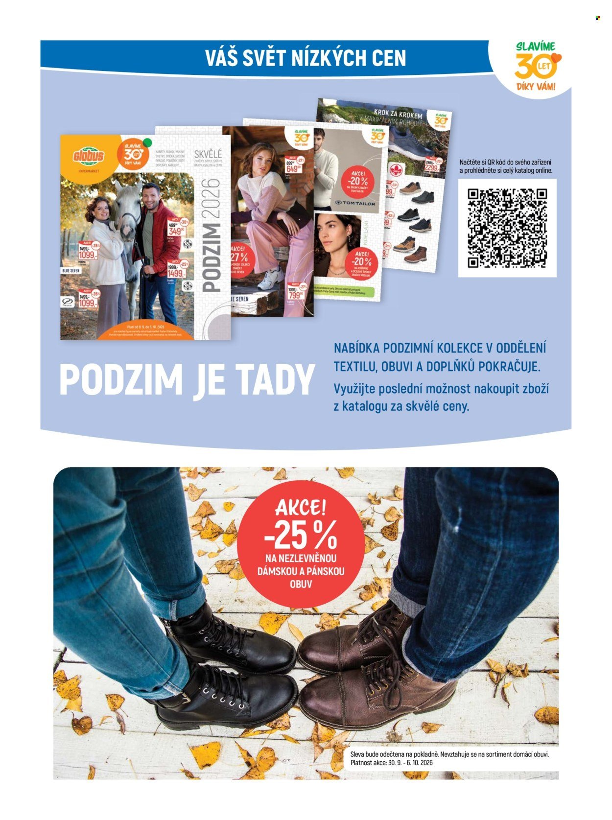 GLOBUS leták - Od středy 30.9.2026