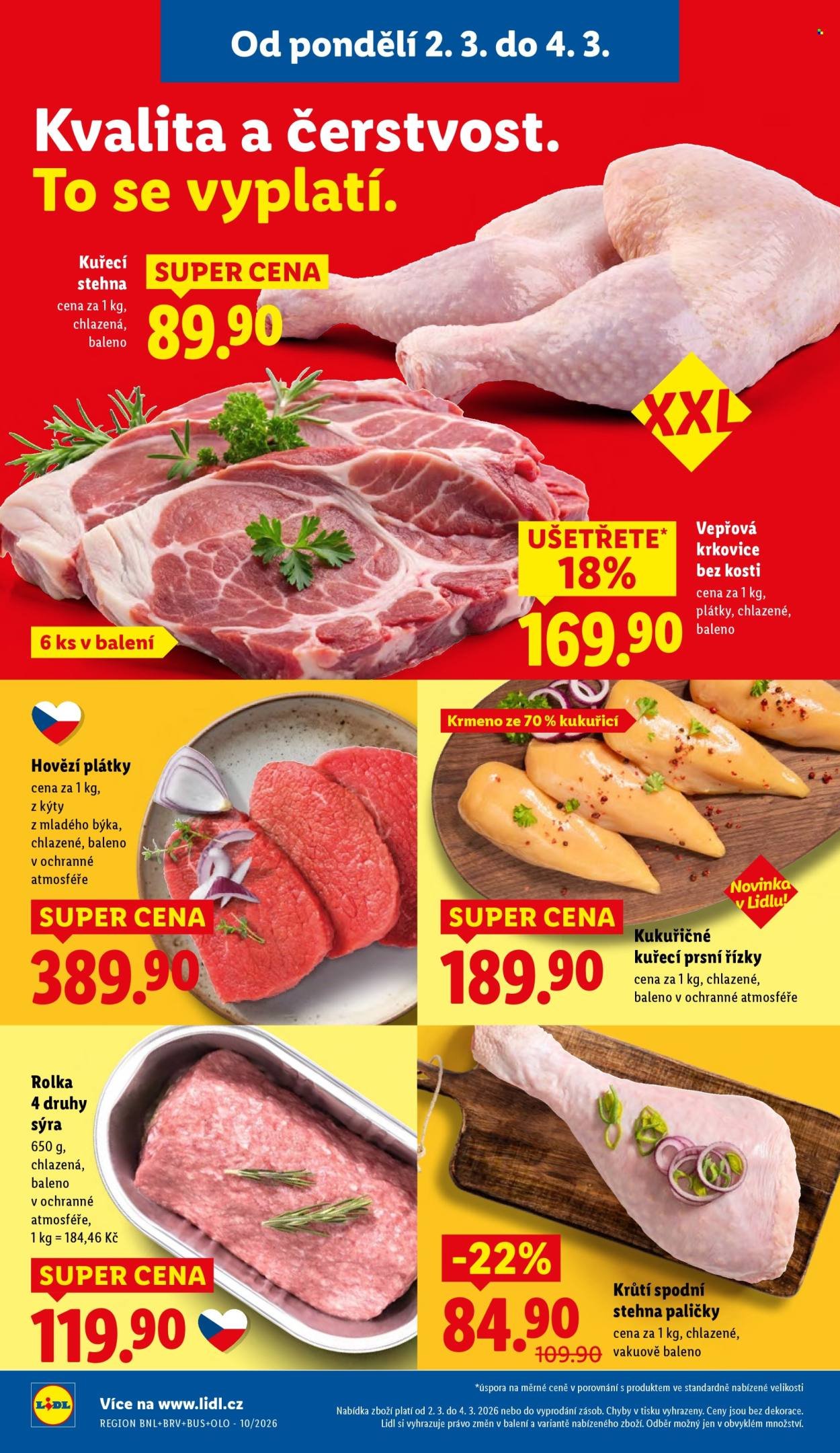 LIDL leták - Od pondělí 2.3.2026 (2026-03-02 - 2026-03-04)