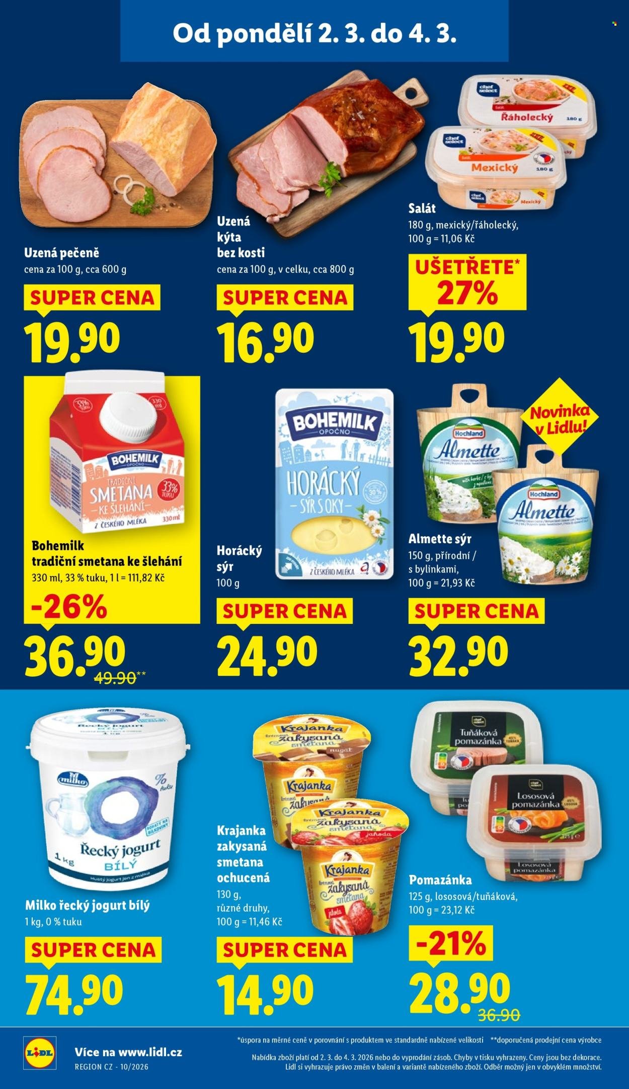 LIDL leták - Od pondělí 2.3.2026 (2026-03-02 - 2026-03-04)