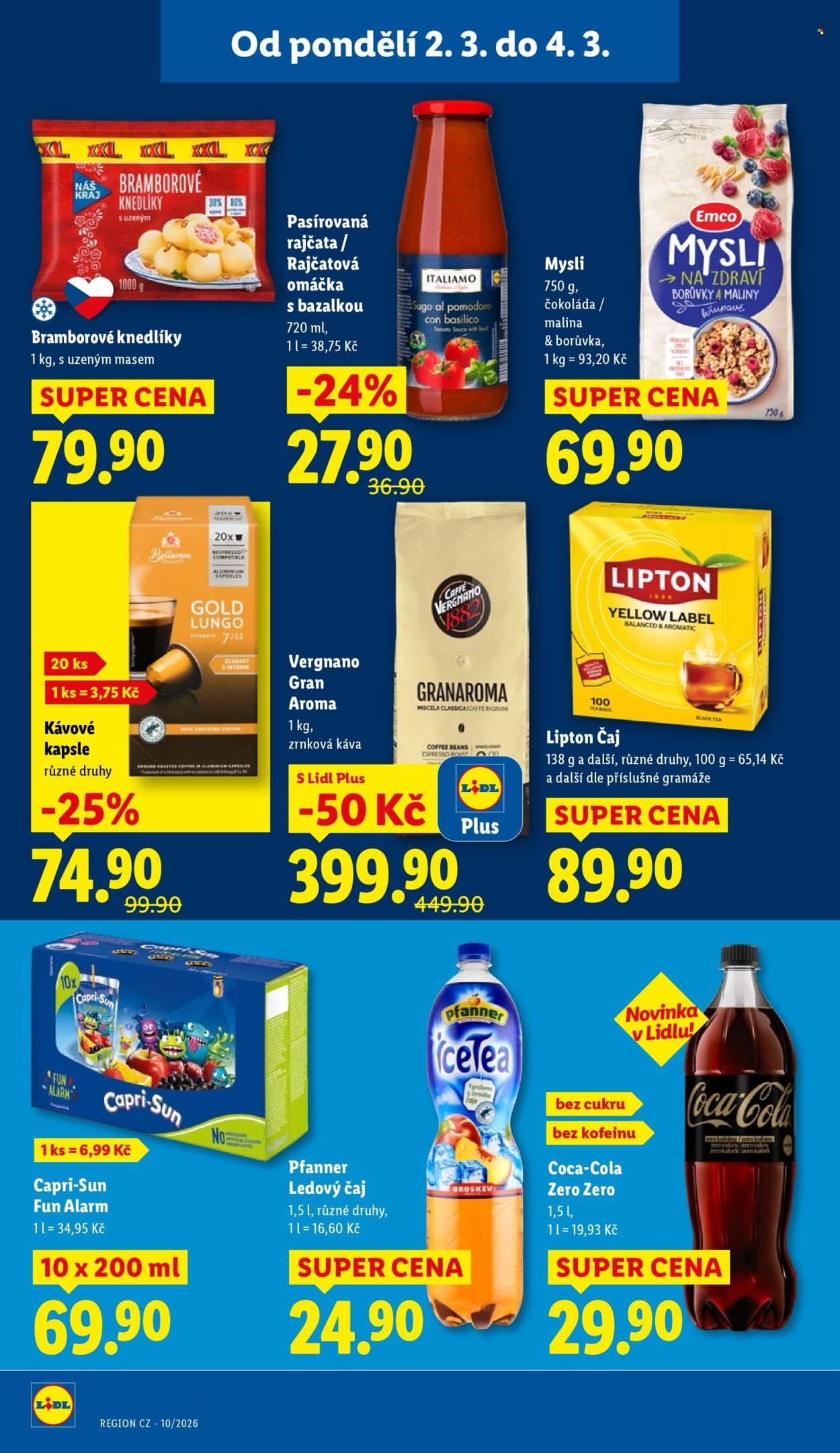 LIDL leták - Od pondělí 2.3.2026 (2026-03-02 - 2026-03-04)