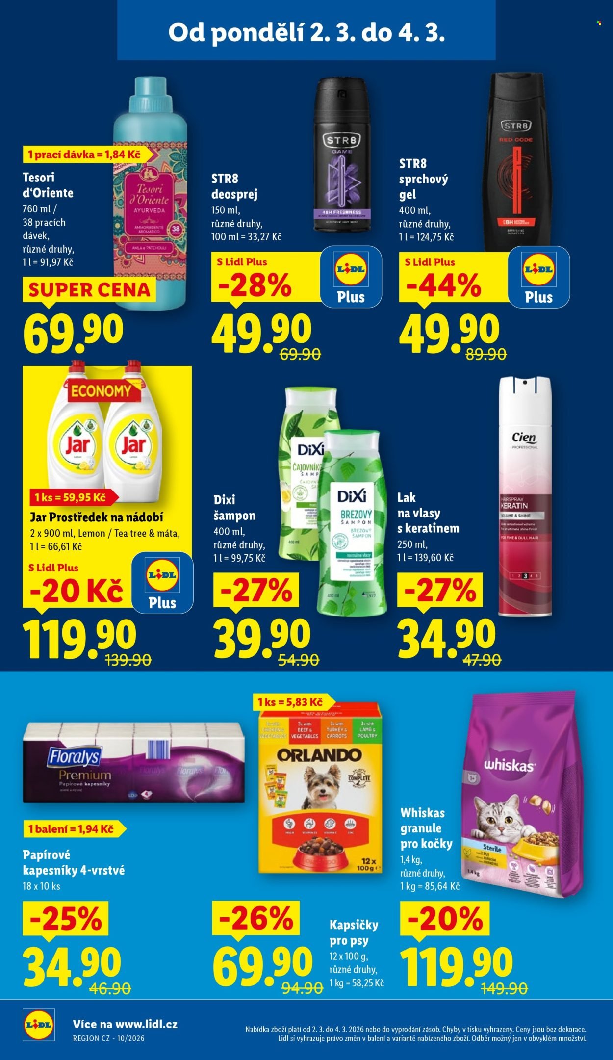 LIDL leták - Od pondělí 2.3.2026 (2026-03-02 - 2026-03-04)