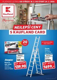 KAUFLAND leták - Nejlepší ceny s Kaufland Card (2026-02-18 - 2026-02-24)