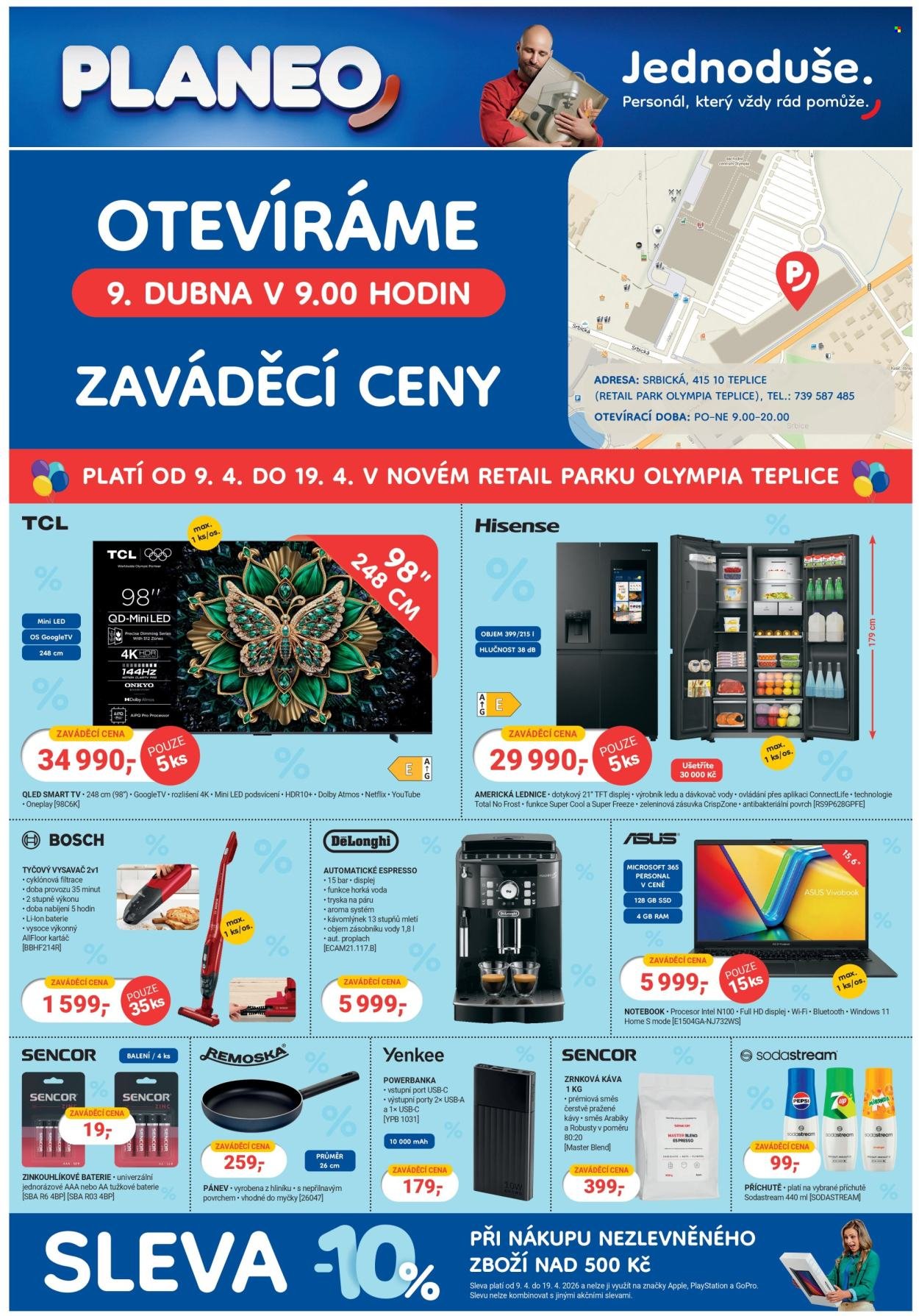 PLANEO ELEKTRO leták - Dne 9.4. otevíráme novou prodejnu v Teplicích (2026-04-09 - 2026-04-19)