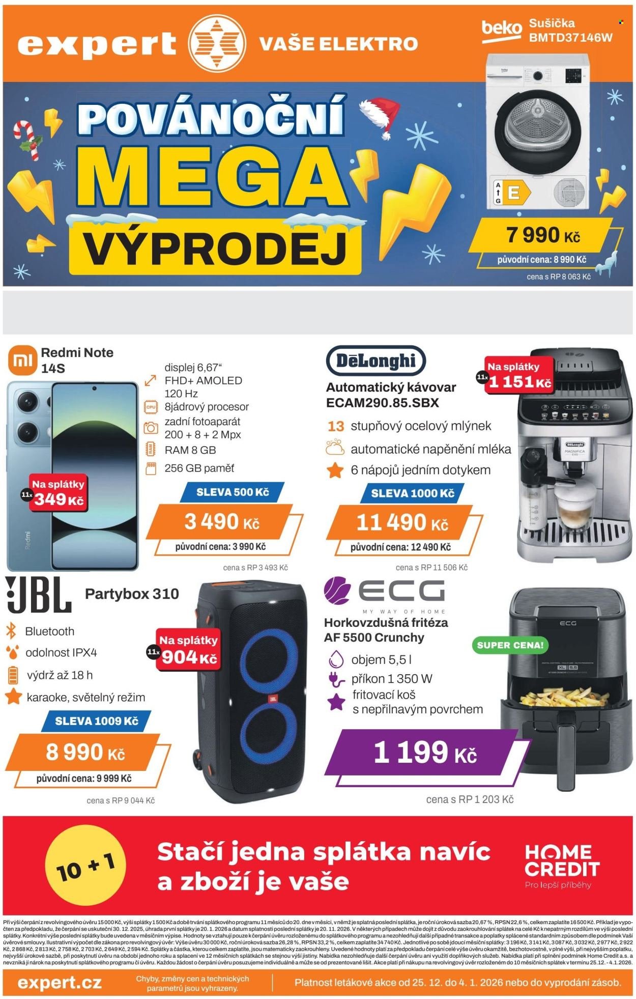 EXPERT leták - Od čtvrtka 25.12.2025 (2025-12-25 - 2026-01-04)