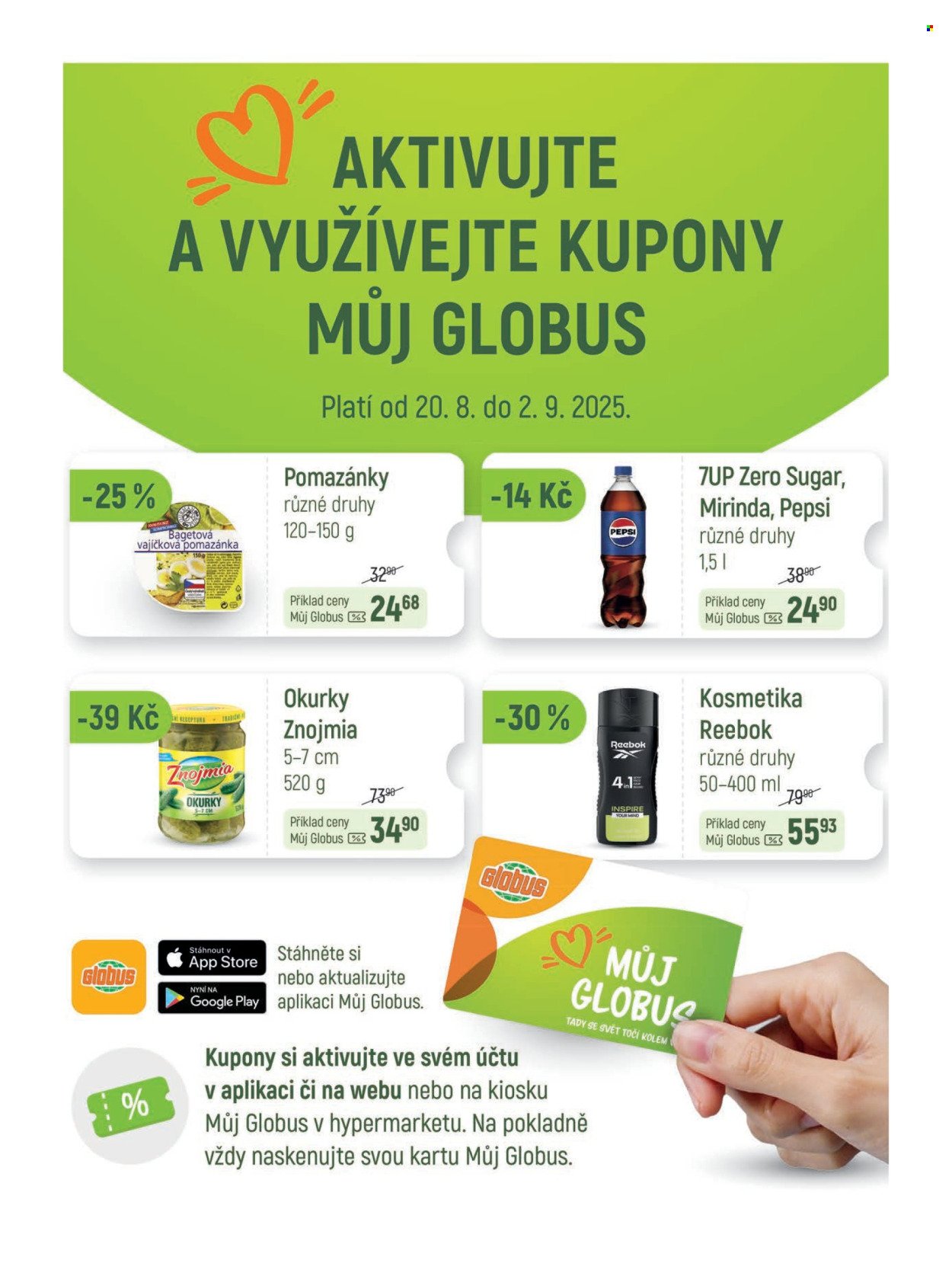 GLOBUS leták - Od středy 20.8.2025 (2025-08-20 - 2025-08-26)