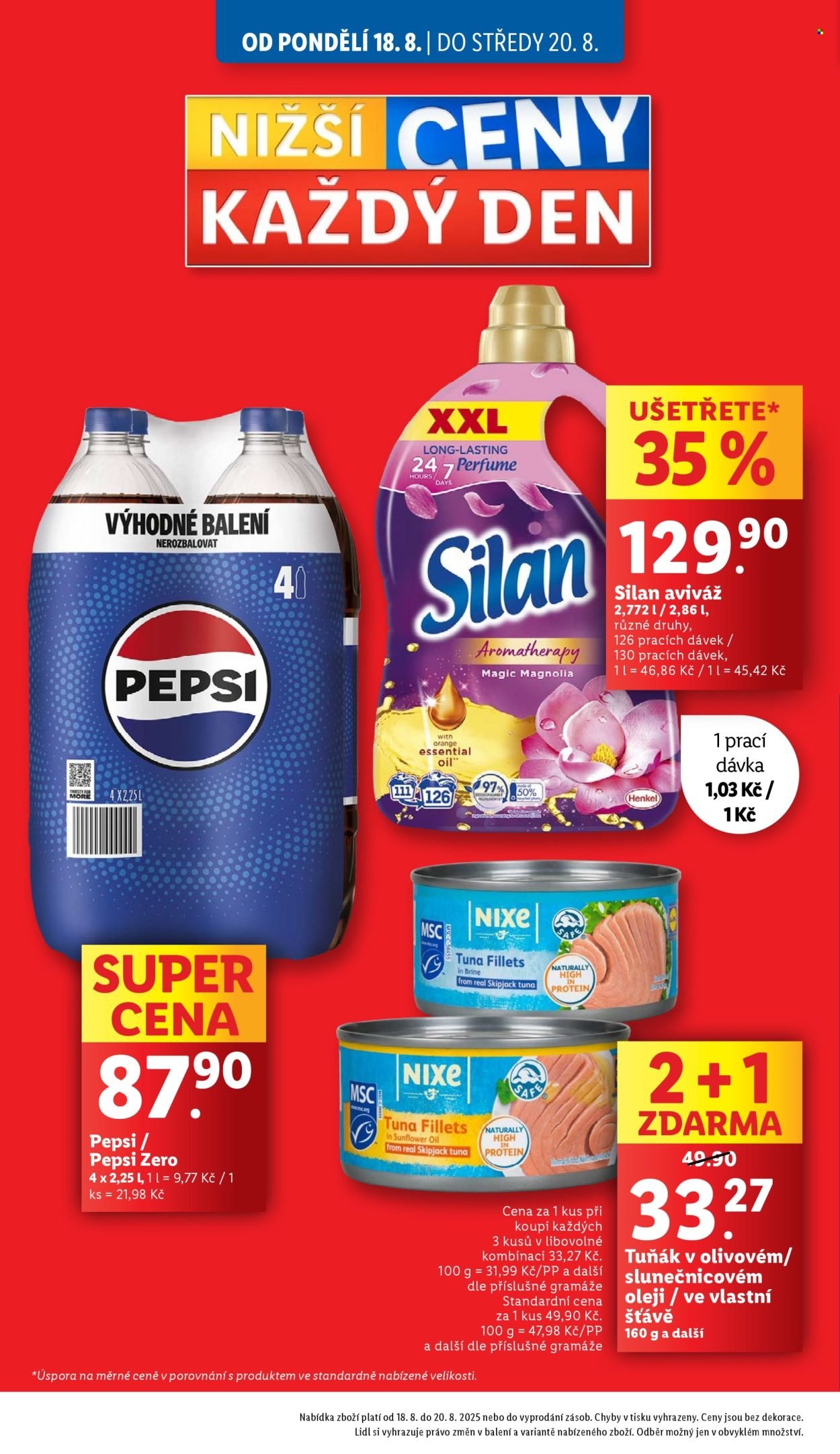 LIDL leták - Od pondělí 18.8.2025 (2025-08-18 - 2025-08-20)
