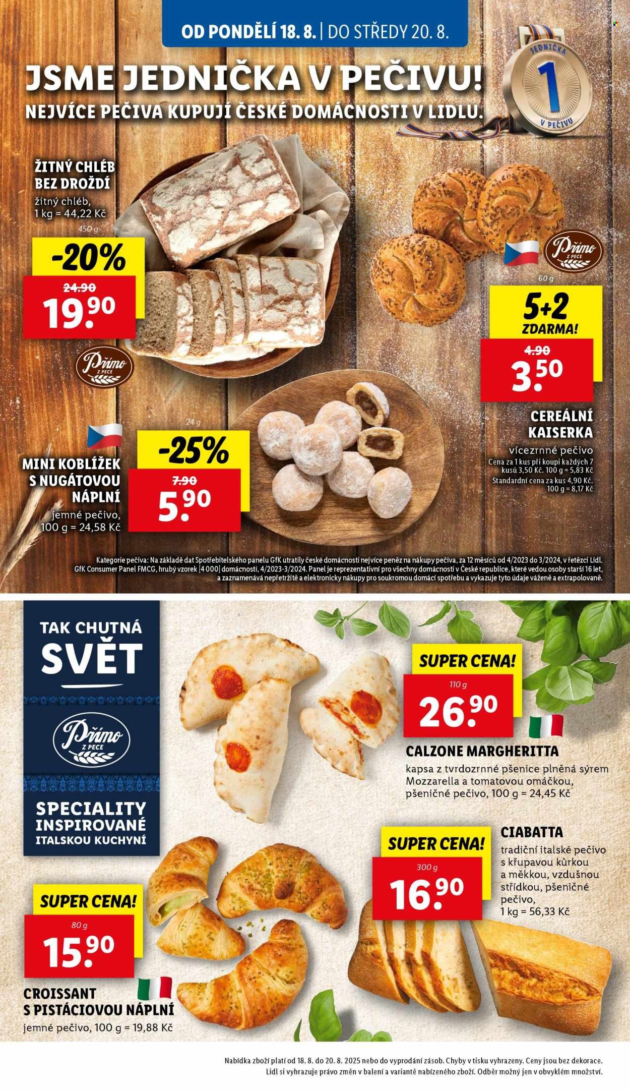 LIDL leták - Od pondělí 18.8.2025 (2025-08-18 - 2025-08-20)
