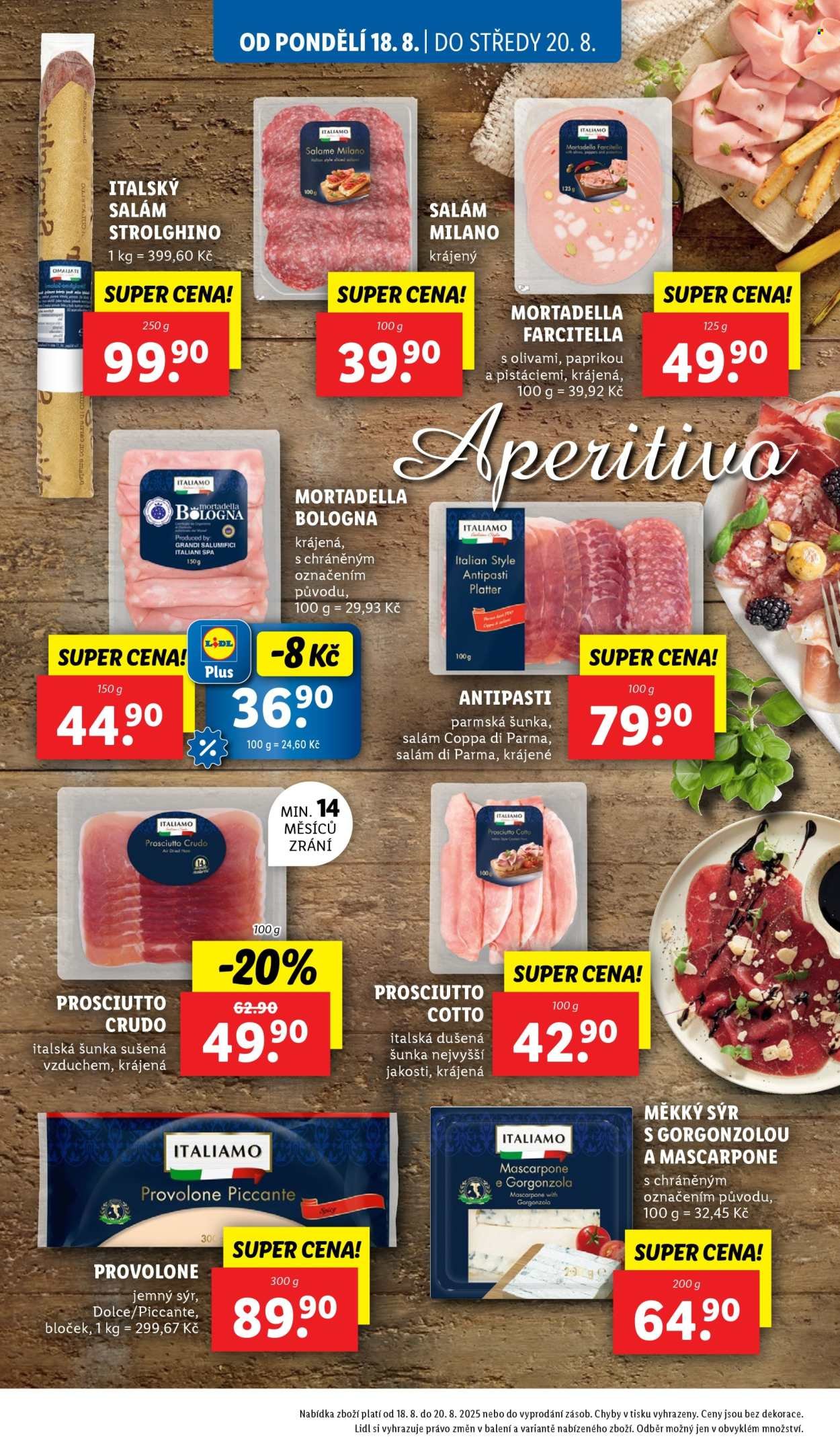 LIDL leták - Od pondělí 18.8.2025 (2025-08-18 - 2025-08-20)