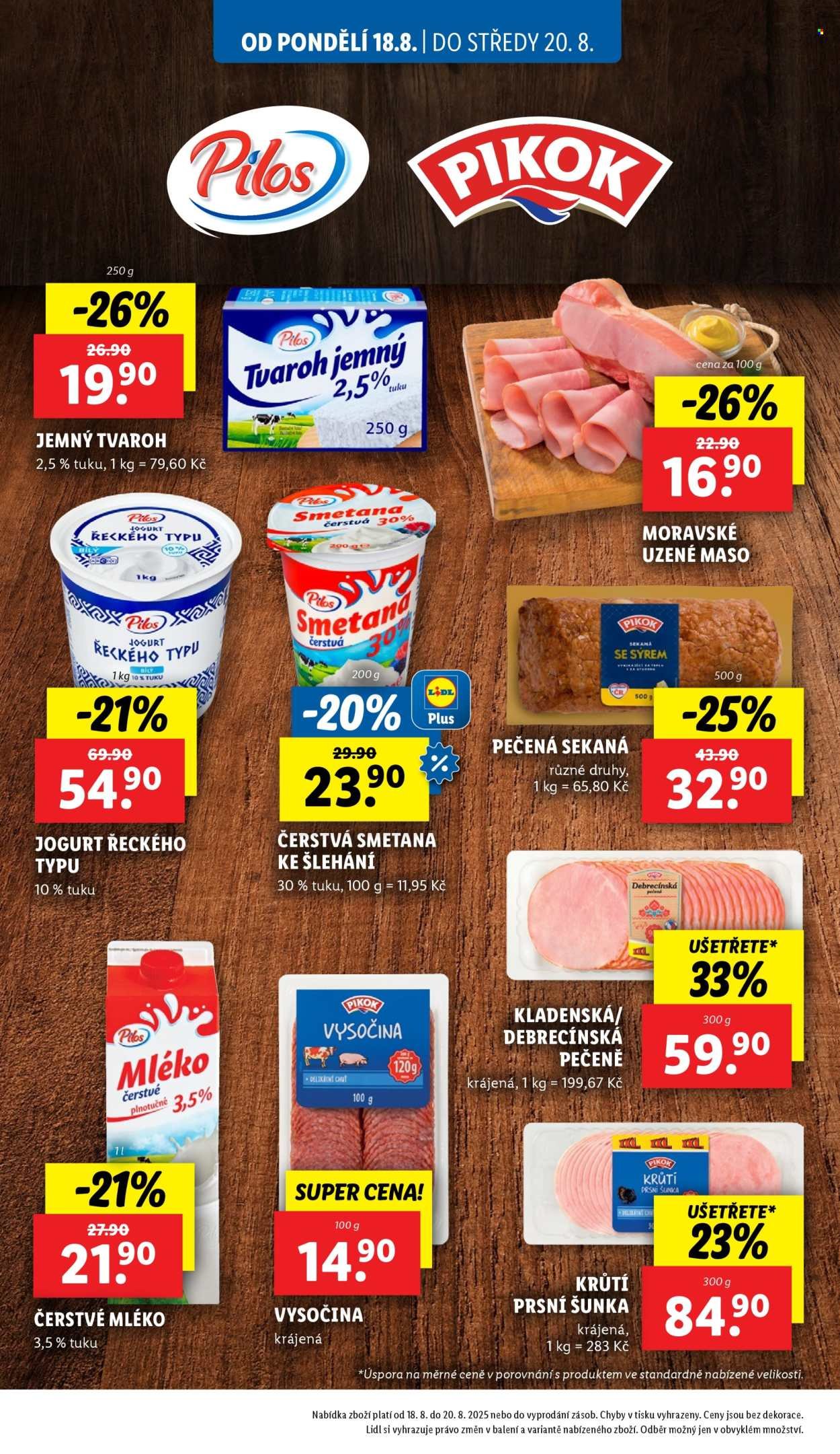 LIDL leták - Od pondělí 18.8.2025 (2025-08-18 - 2025-08-20)