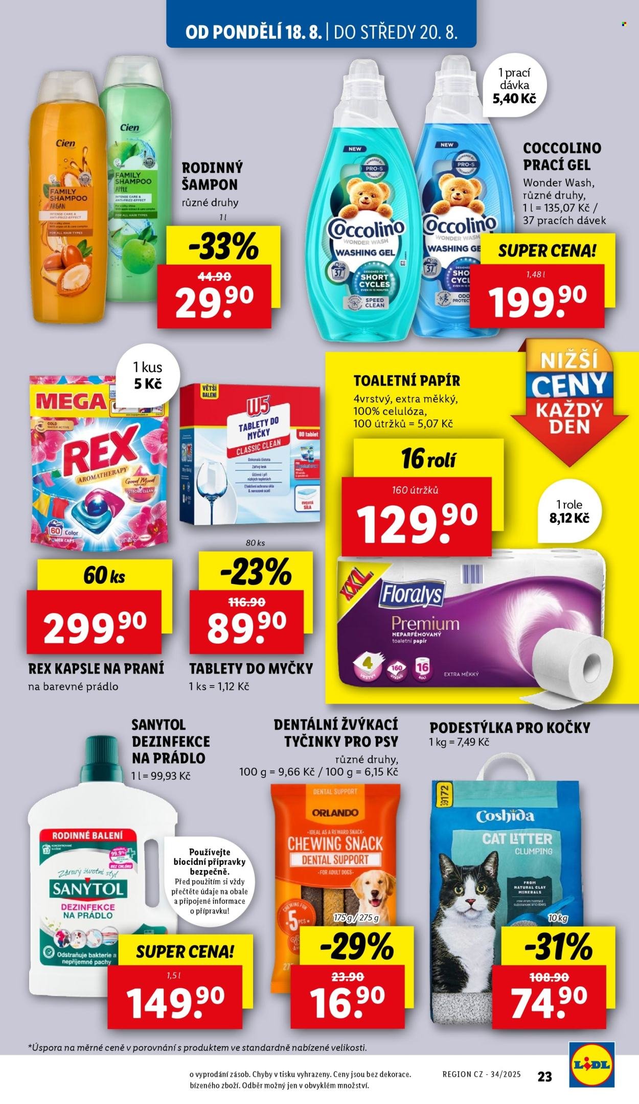 LIDL leták - Od pondělí 18.8.2025 (2025-08-18 - 2025-08-20)