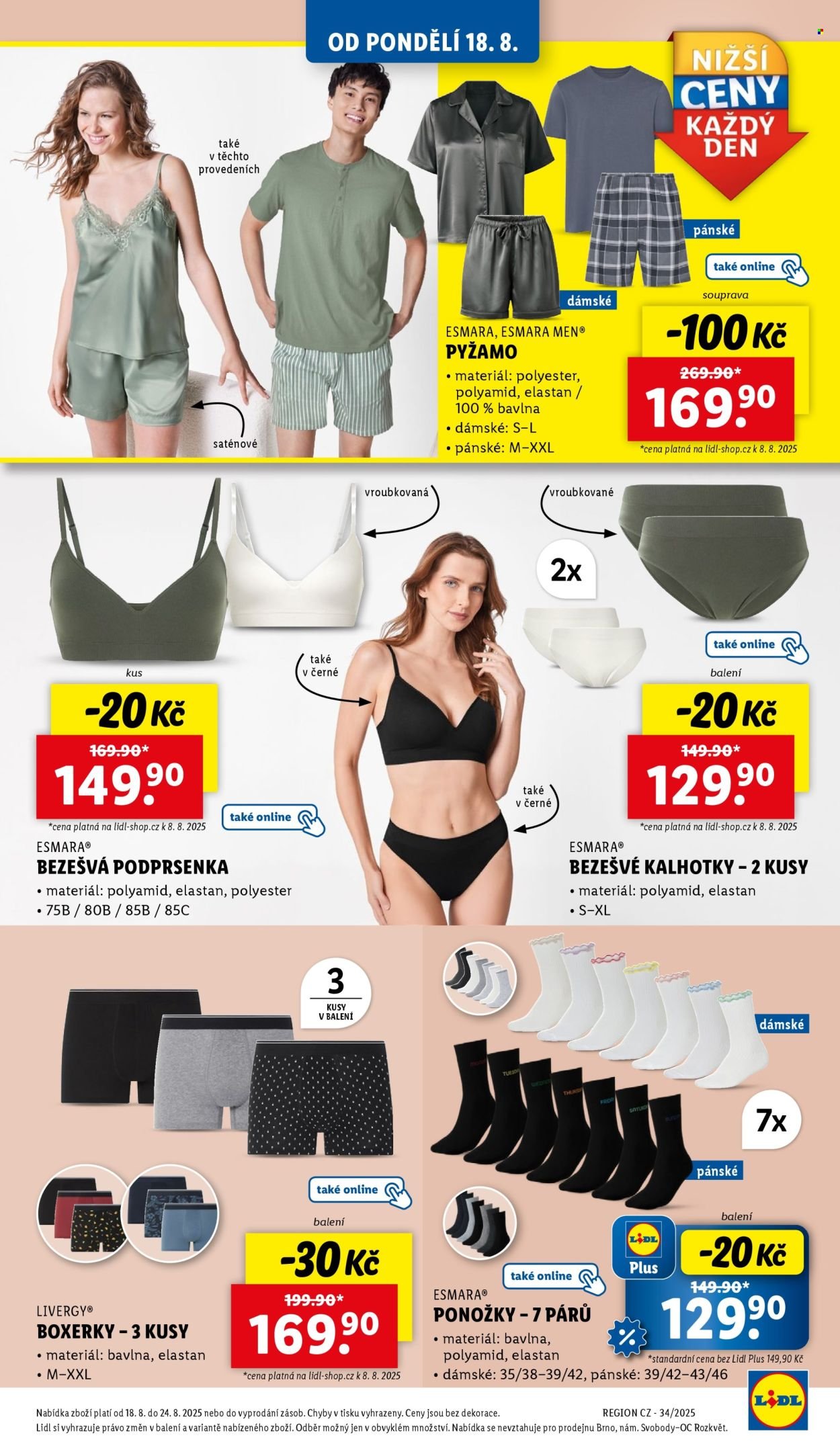 LIDL leták - Od pondělí 18.8.2025 (2025-08-18 - 2025-08-20)