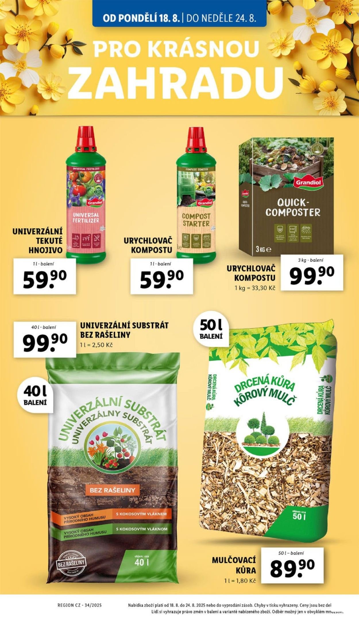 LIDL leták - Od pondělí 18.8.2025 (2025-08-18 - 2025-08-20)