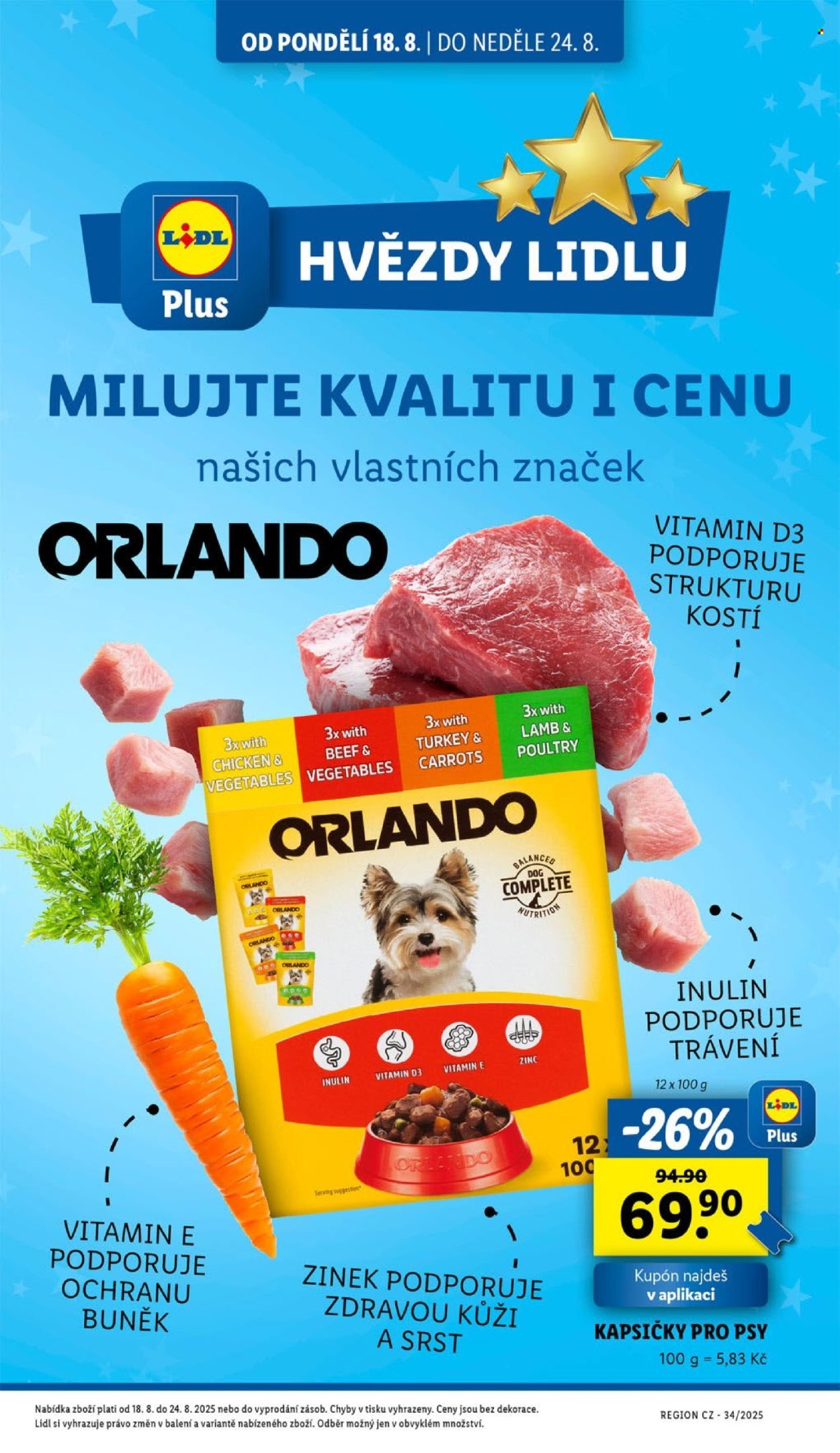 LIDL leták - Od pondělí 18.8.2025 (2025-08-18 - 2025-08-20)
