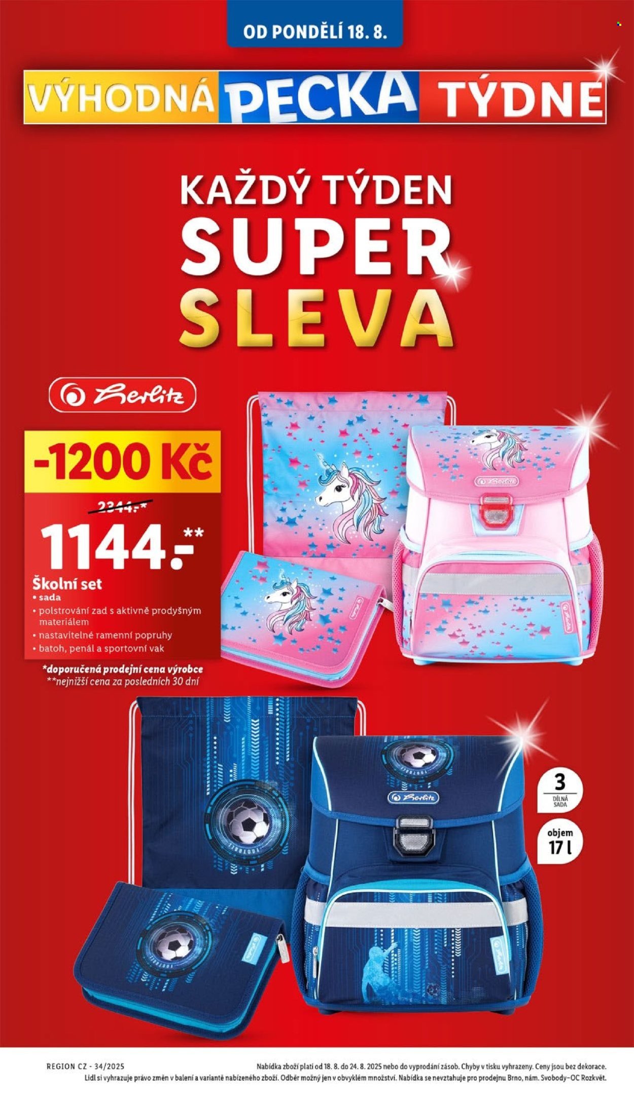 LIDL leták - Od pondělí 18.8.2025 (2025-08-18 - 2025-08-20)