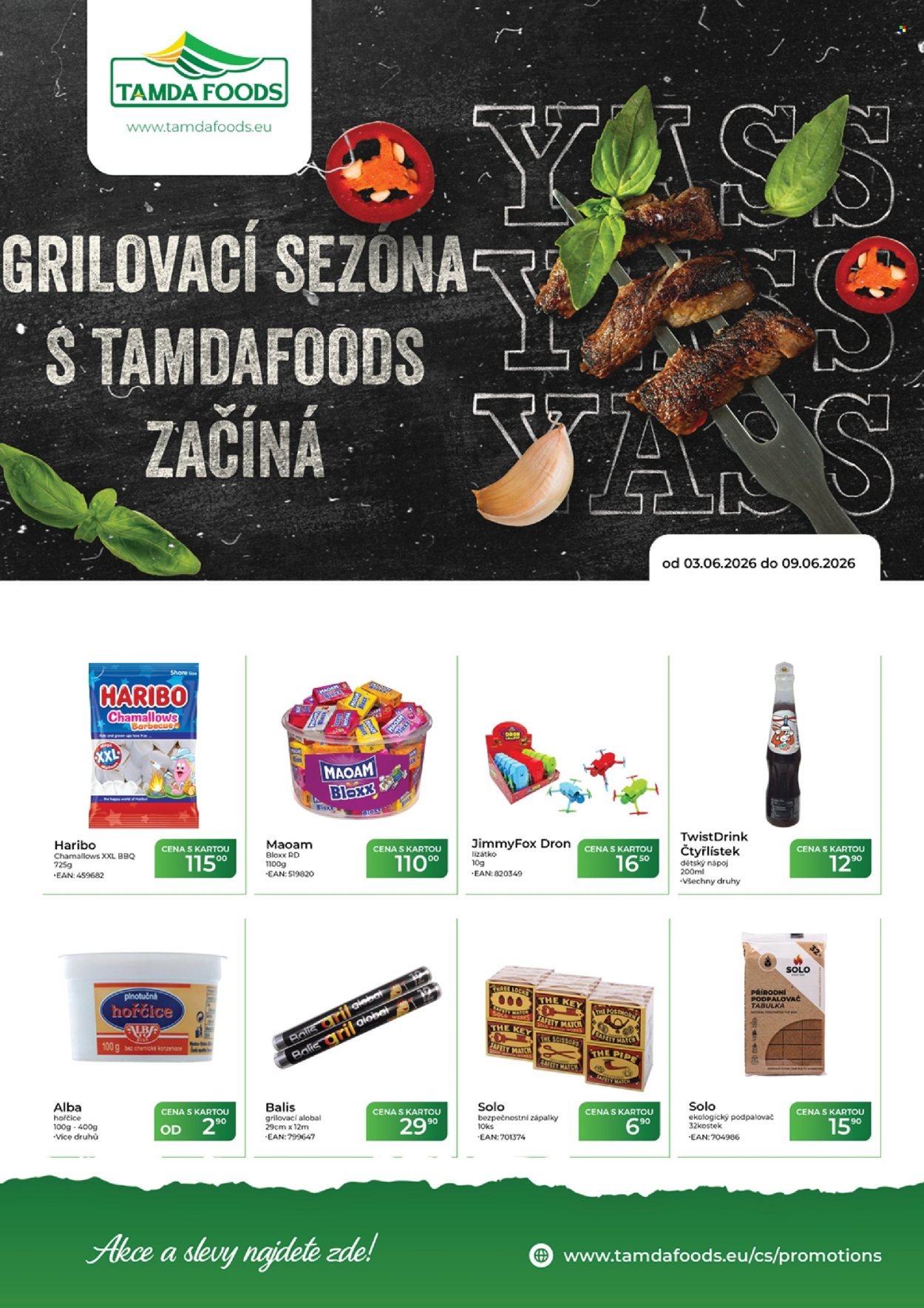 TAMDA FOODS leták - Od středy 3.6.2026