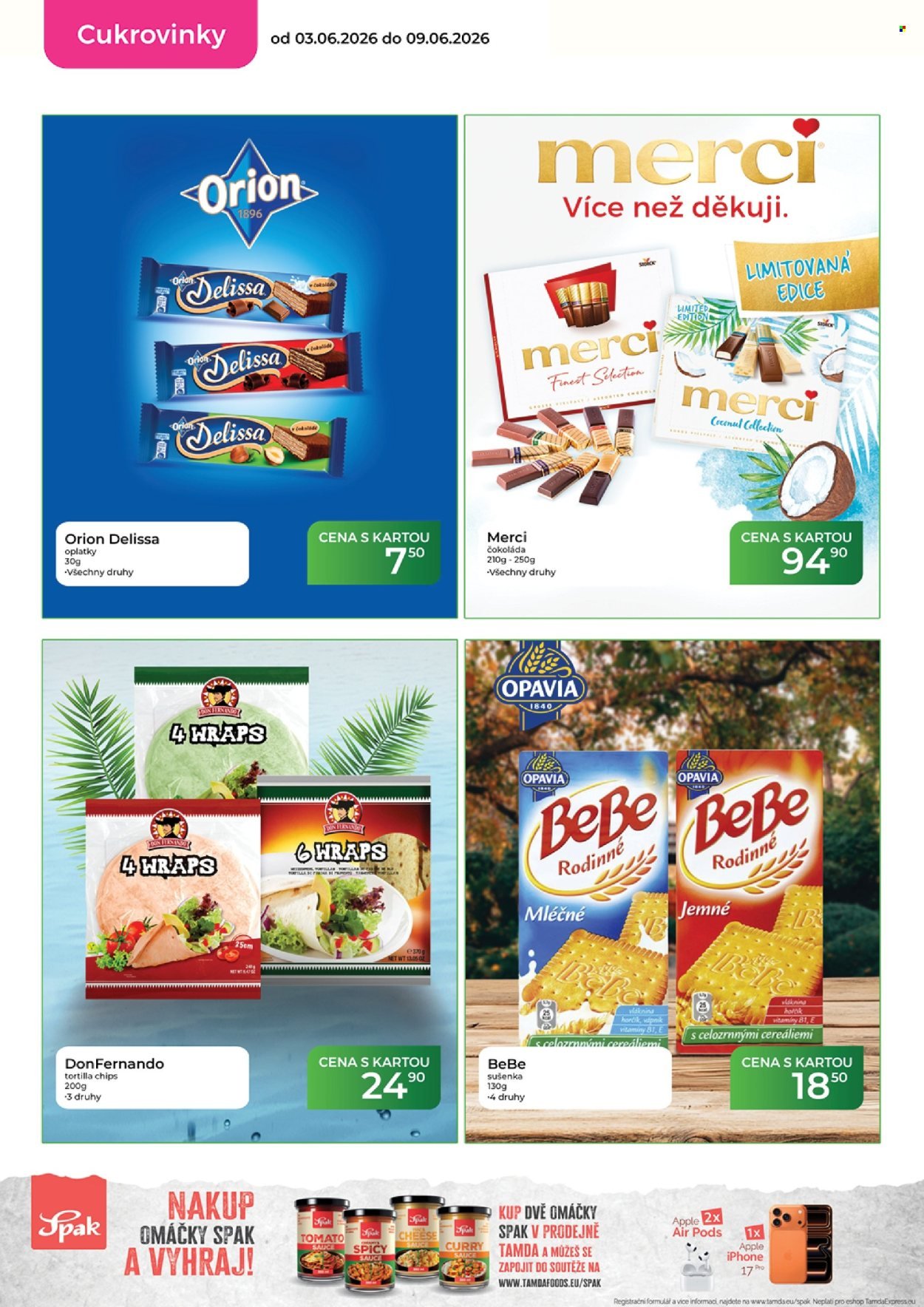 TAMDA FOODS leták - Od středy 3.6.2026