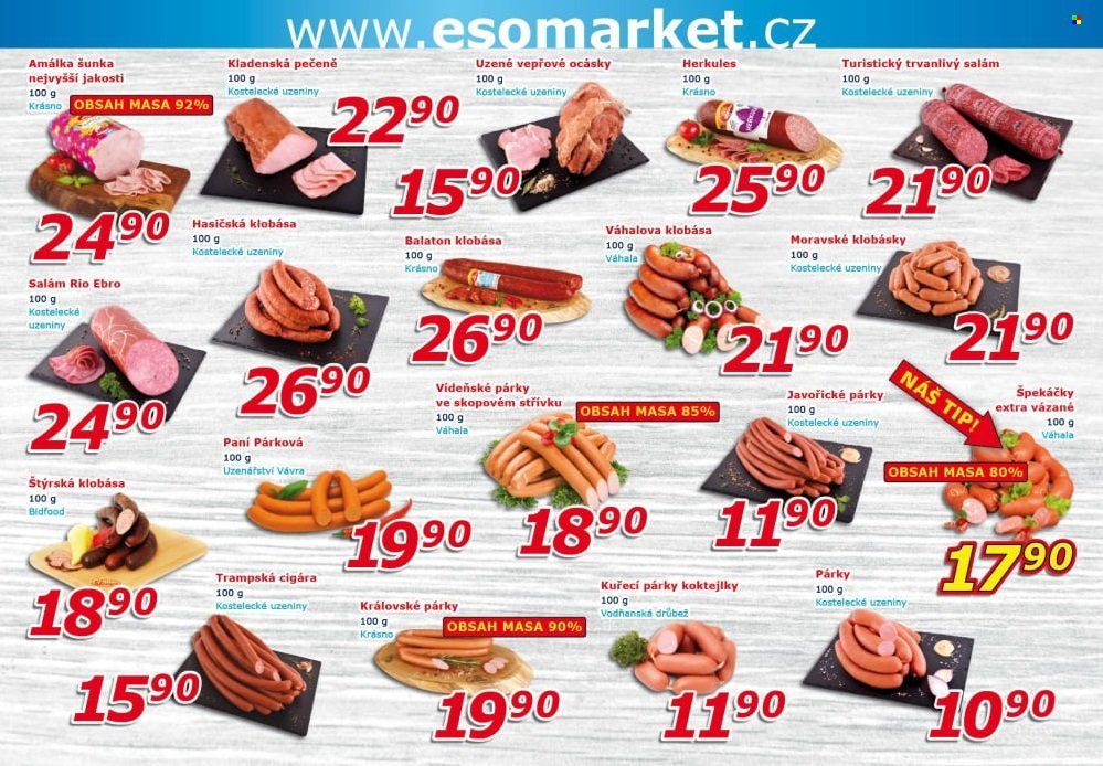 ESO MARKET leták - Od středy 2.9.2026