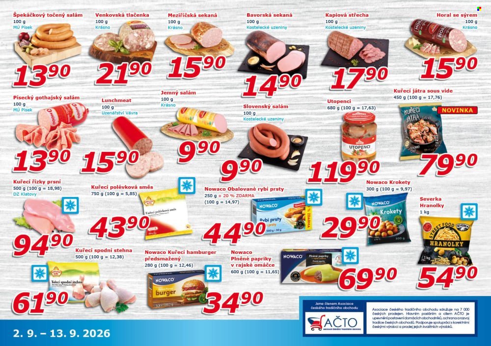 ESO MARKET leták - Od středy 2.9.2026