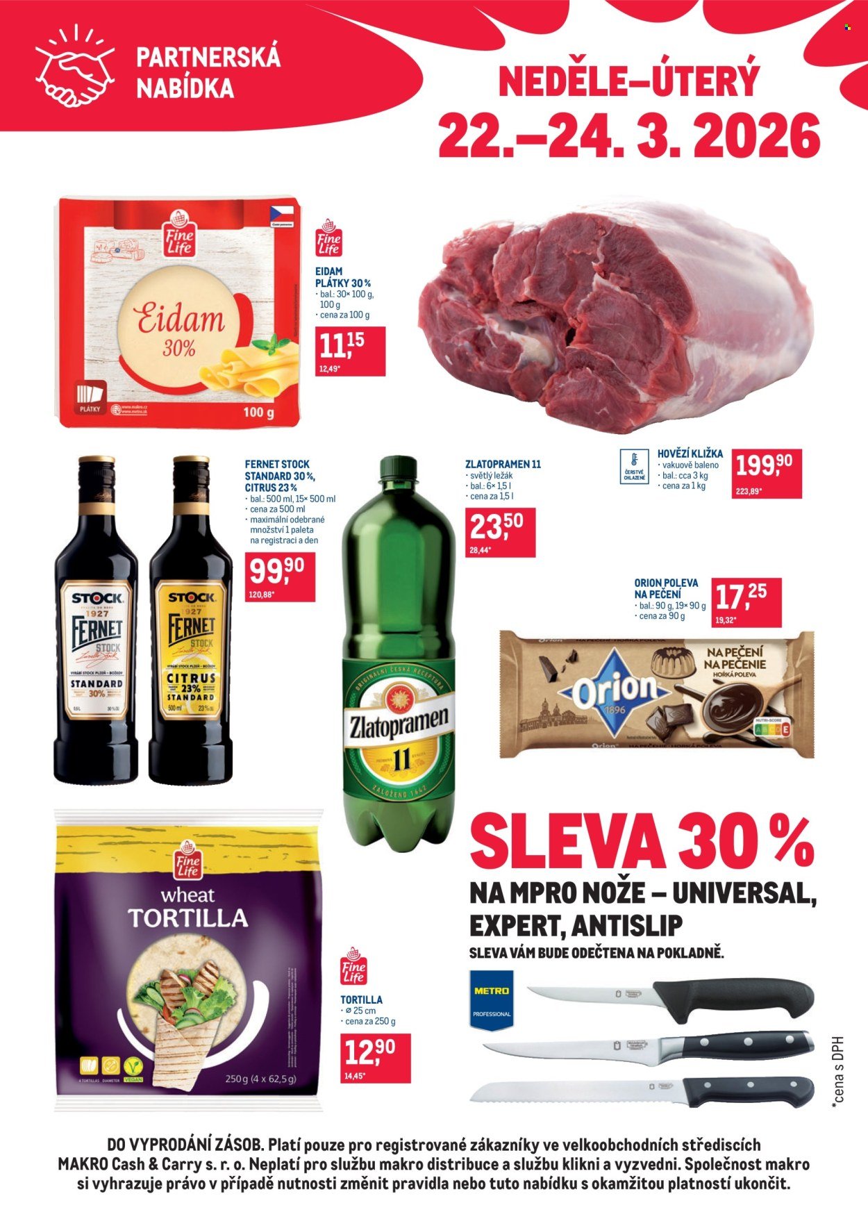 MAKRO leták - Partnerská nabídka (2026-03-22 - 2026-03-24)