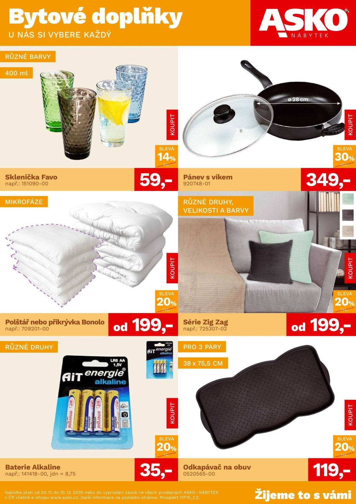 ASKO leták - Bytové doplňky za skvělé ceny (2025-11-20 - 2025-12-10)