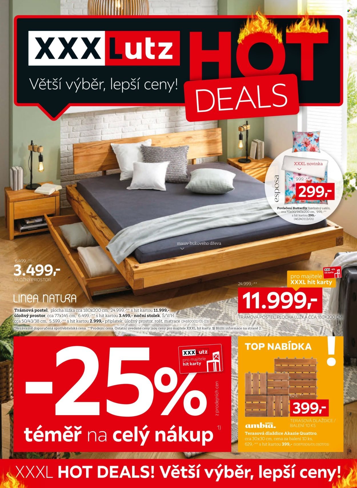 XXXLUTZ leták - Sleva 25 % na téměř vše!