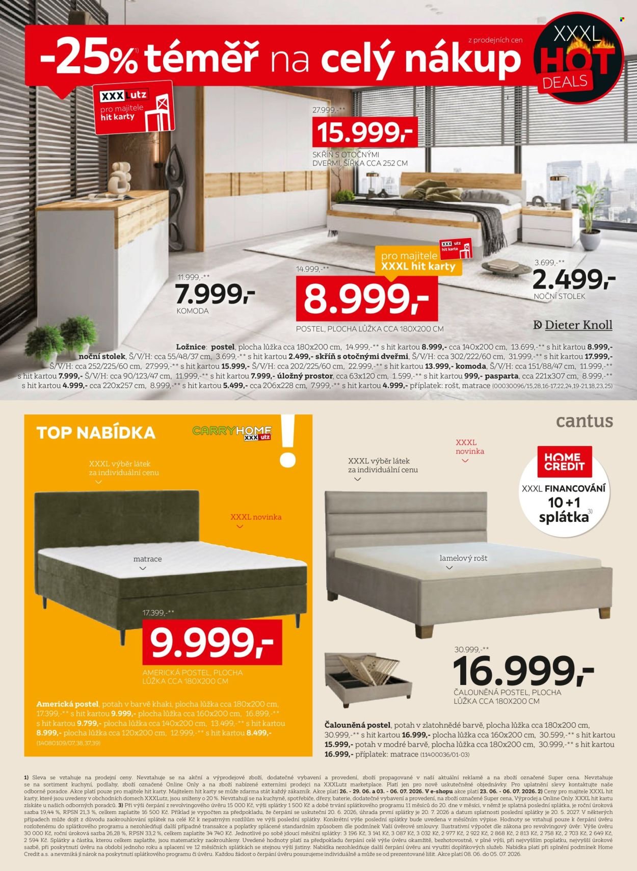 XXXLUTZ leták - Sleva 25 % na téměř vše!