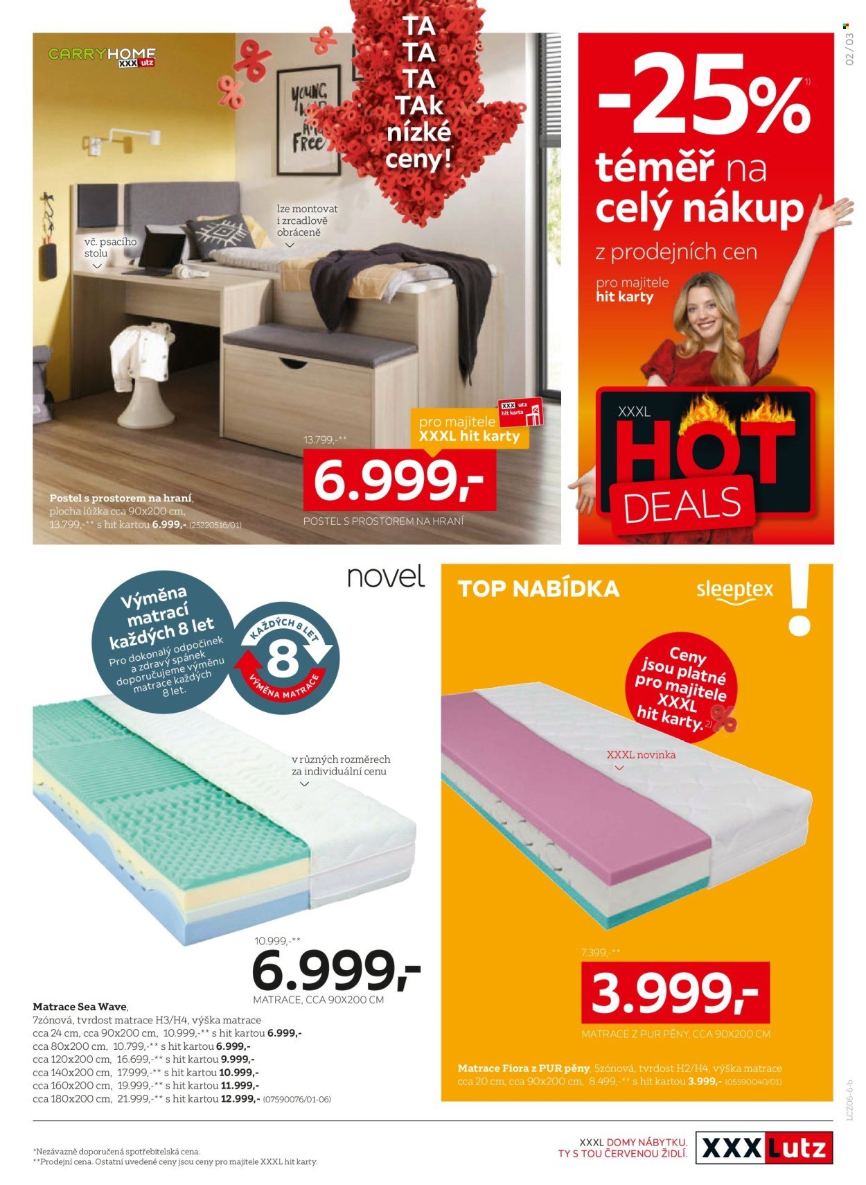 XXXLUTZ leták - Sleva 25 % na téměř vše!
