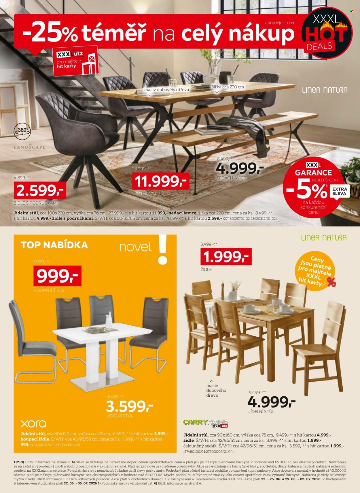 XXXLUTZ leták - Sleva 25 % na téměř vše!