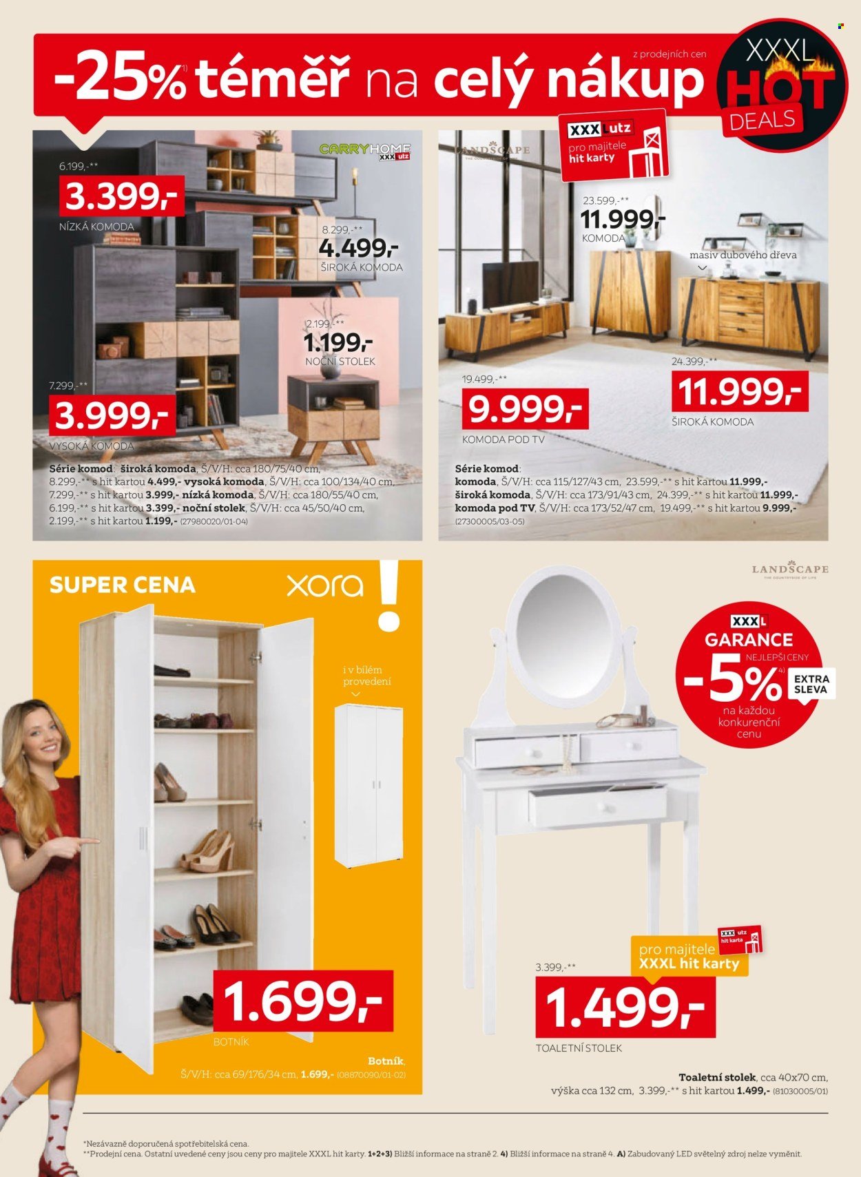 XXXLUTZ leták - Sleva 25 % na téměř vše!