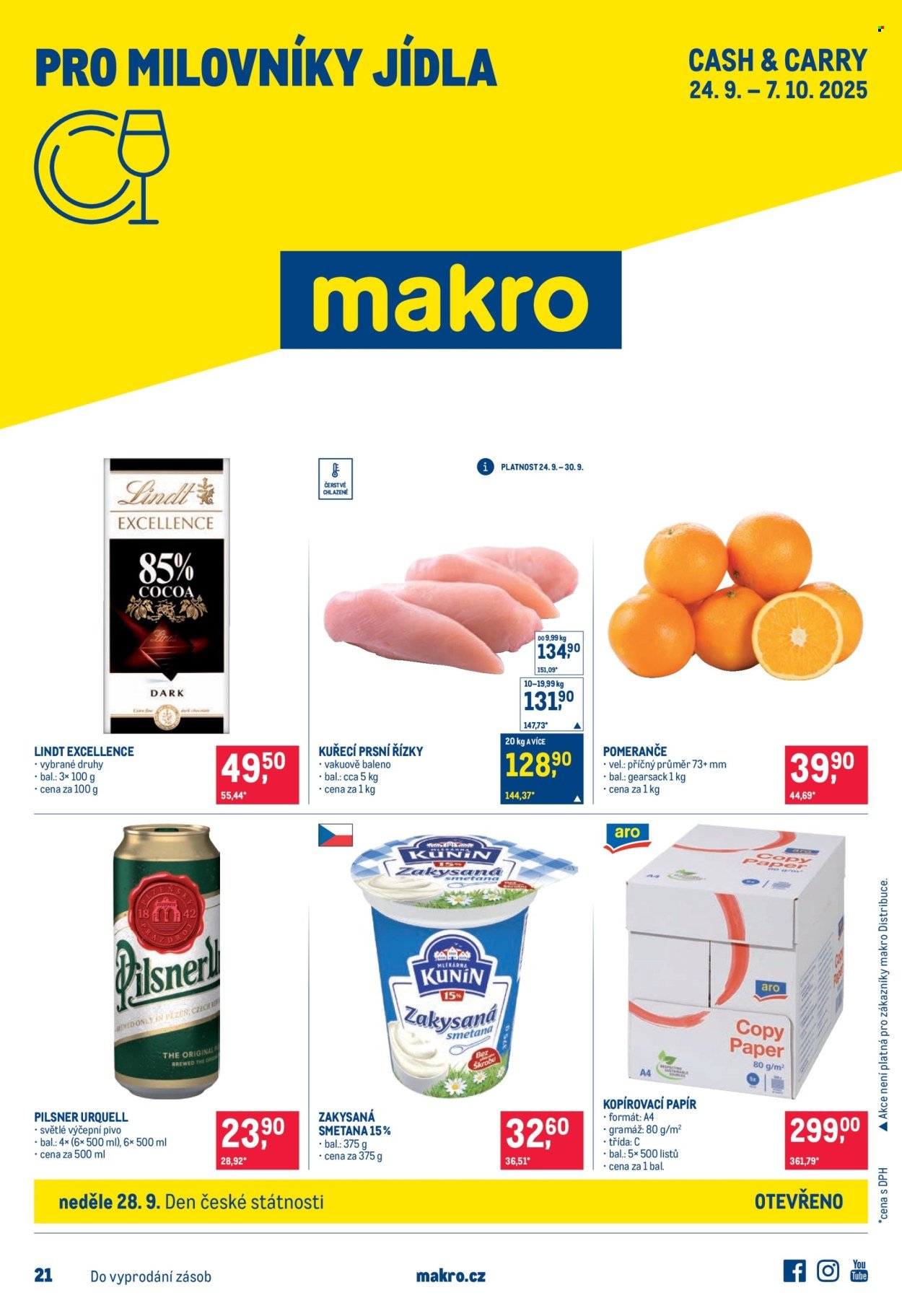 MAKRO leták - Pro milovníky jídla (2025-09-24 - 2025-10-07)