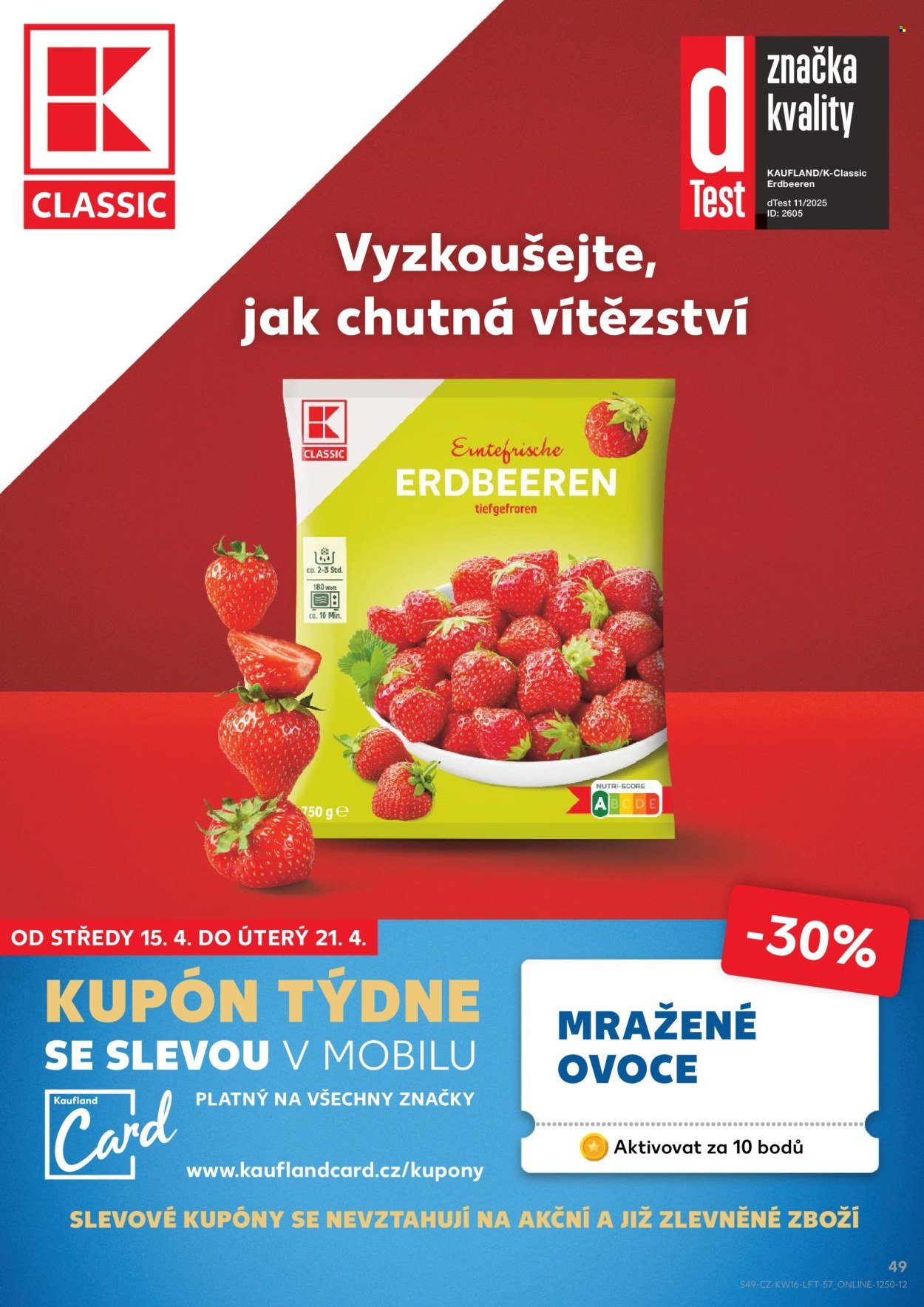 KAUFLAND leták - Od středy 15.4.2026 (2026-04-15 - 2026-04-21)