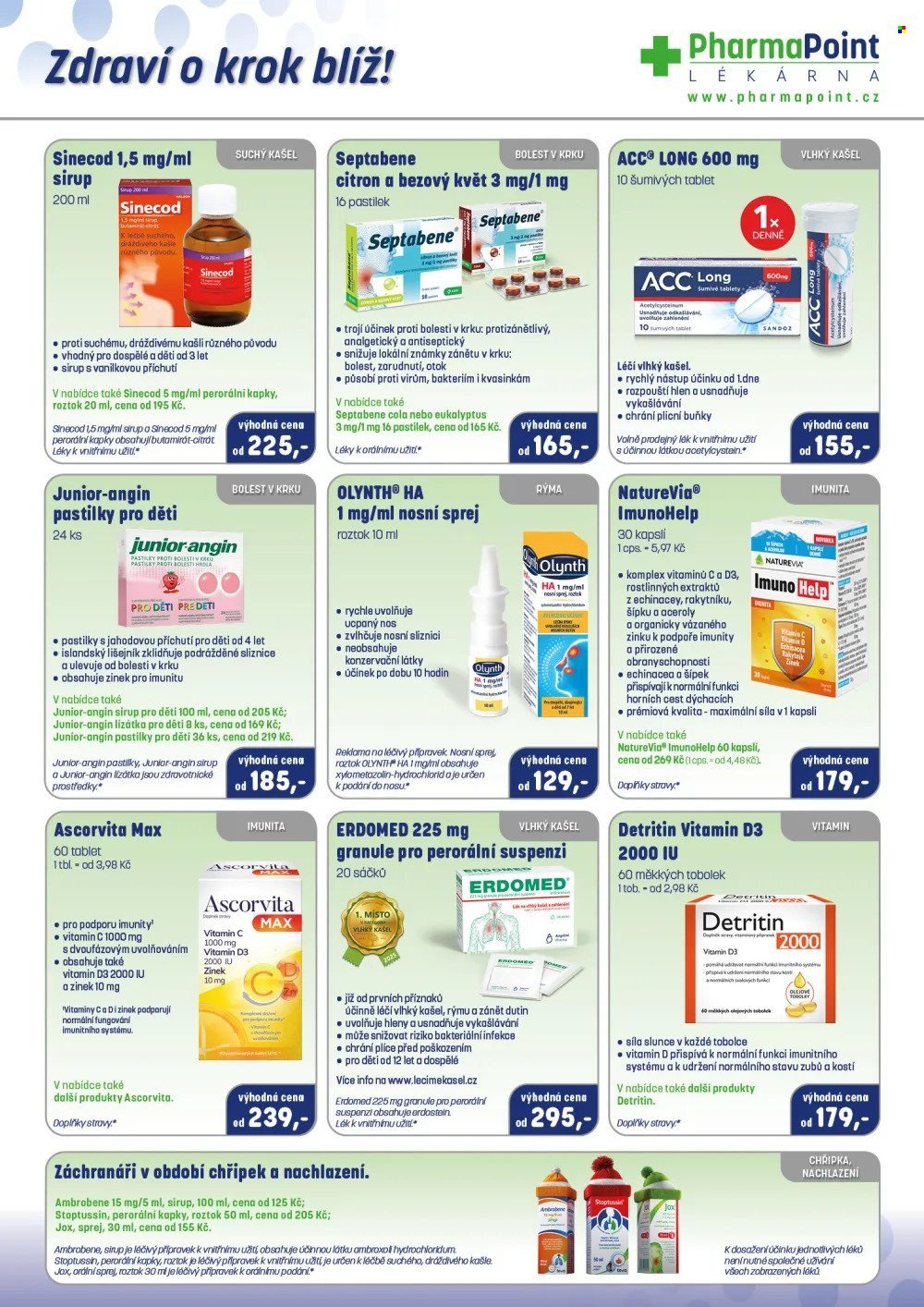 PHARMAPOINT leták - Naše nabídka (2026-01-01 - 2026-01-31)