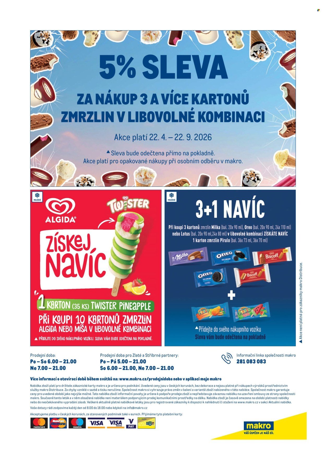MAKRO leták - Zmrzliny (2026-04-22 - 2026-05-19)