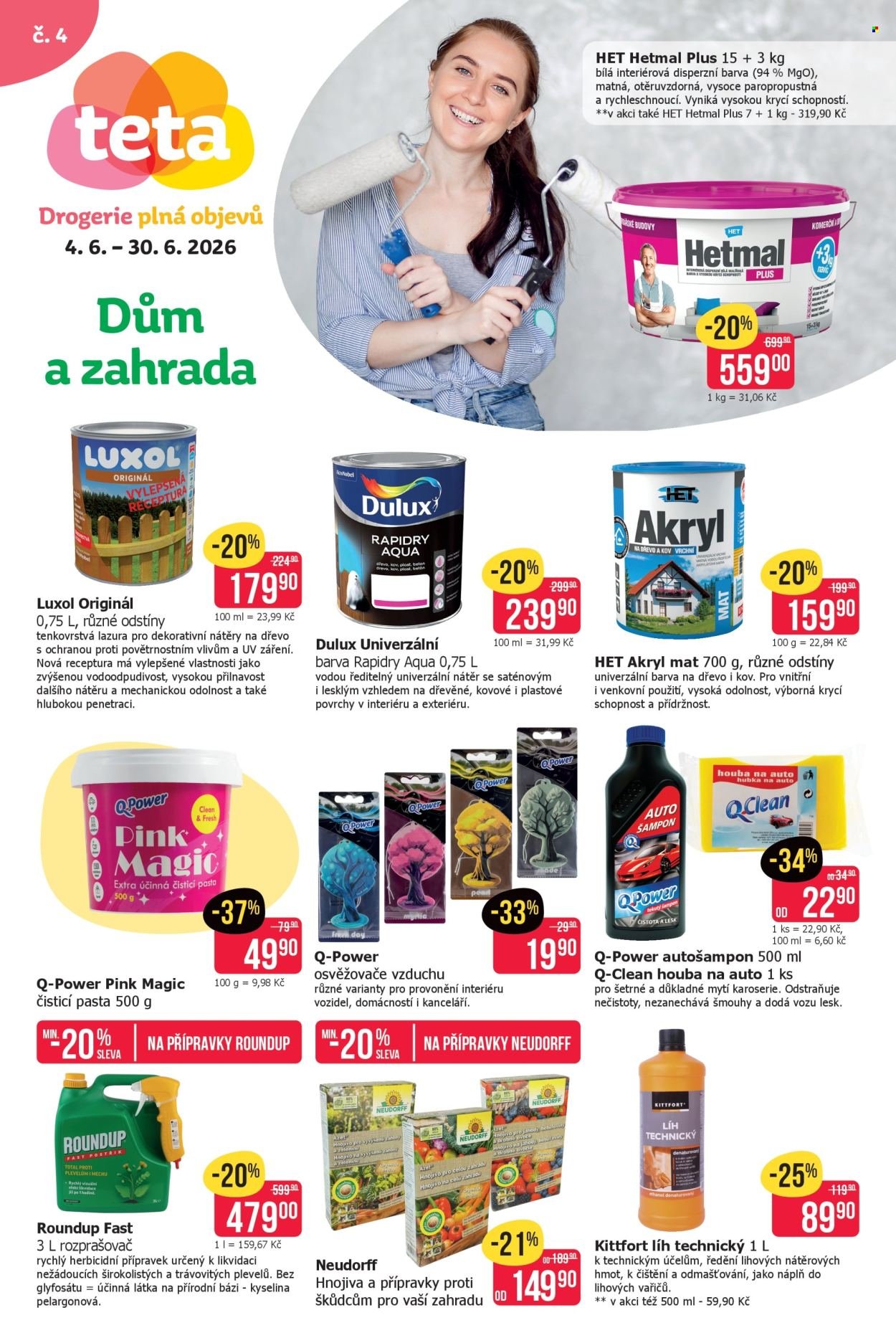 TETA DROGERIE leták - Technický leták