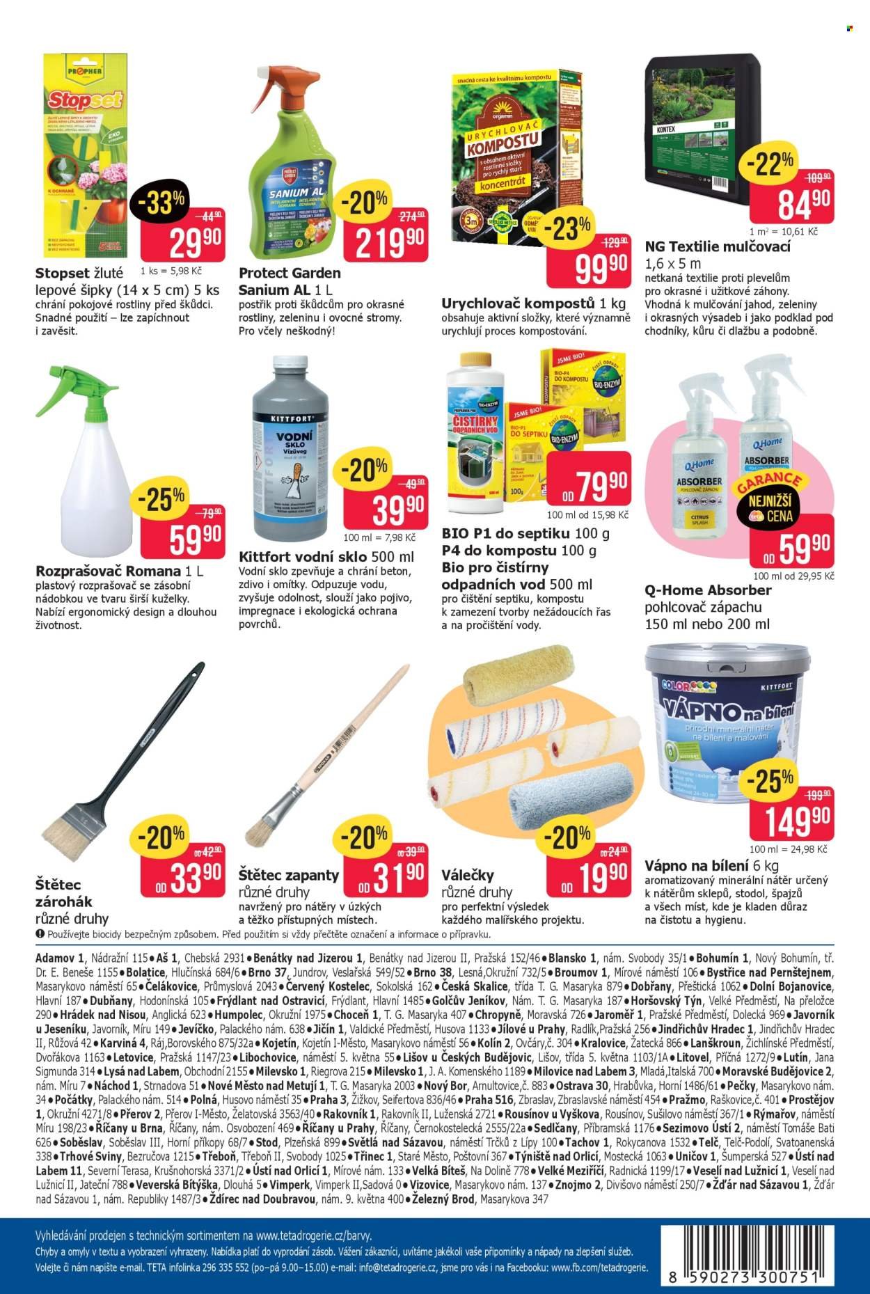 TETA DROGERIE leták - Technický leták