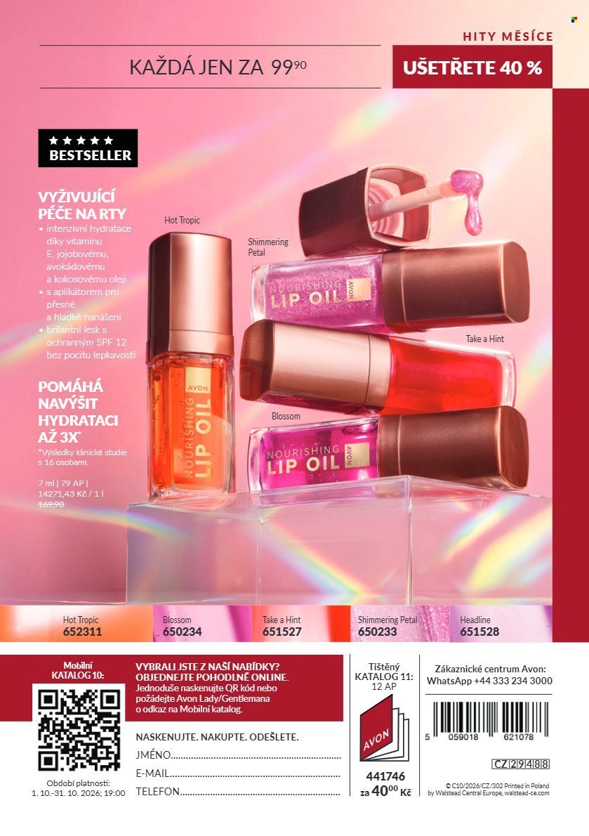 AVON leták - Katalog 10