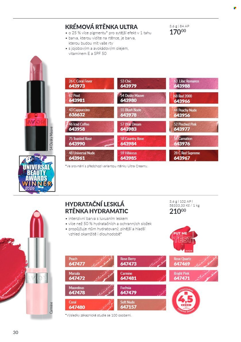 AVON leták - Katalog 10