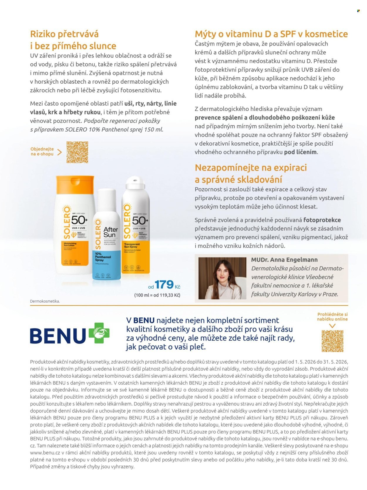 BENU LÉKÁRNA leták - Dermokatalog (2026-05-01 - 2026-05-31)