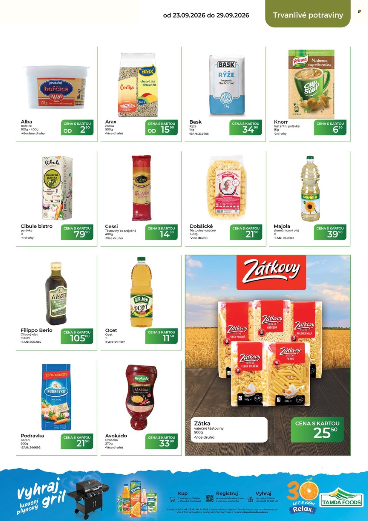TAMDA FOODS leták - Od středy 23.9.2026