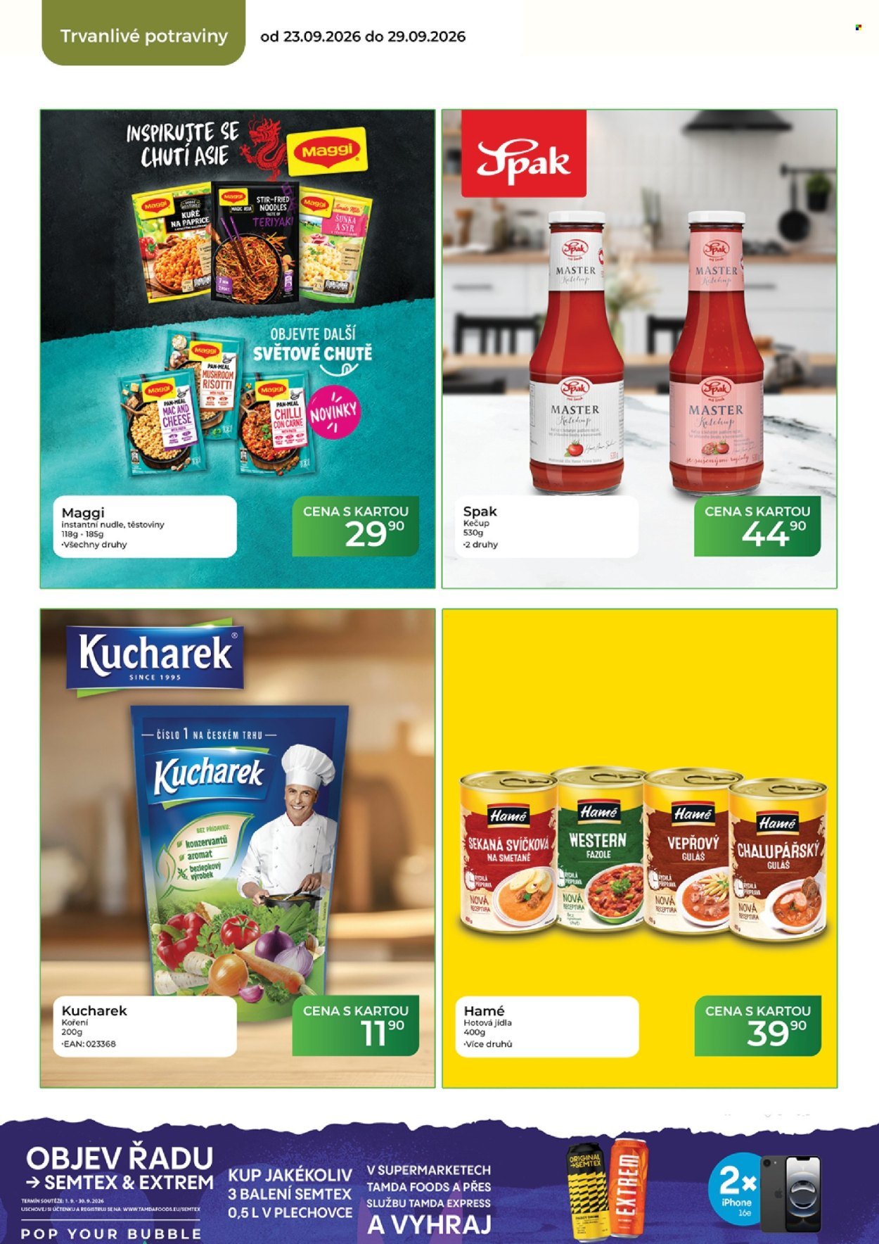 TAMDA FOODS leták - Od středy 23.9.2026